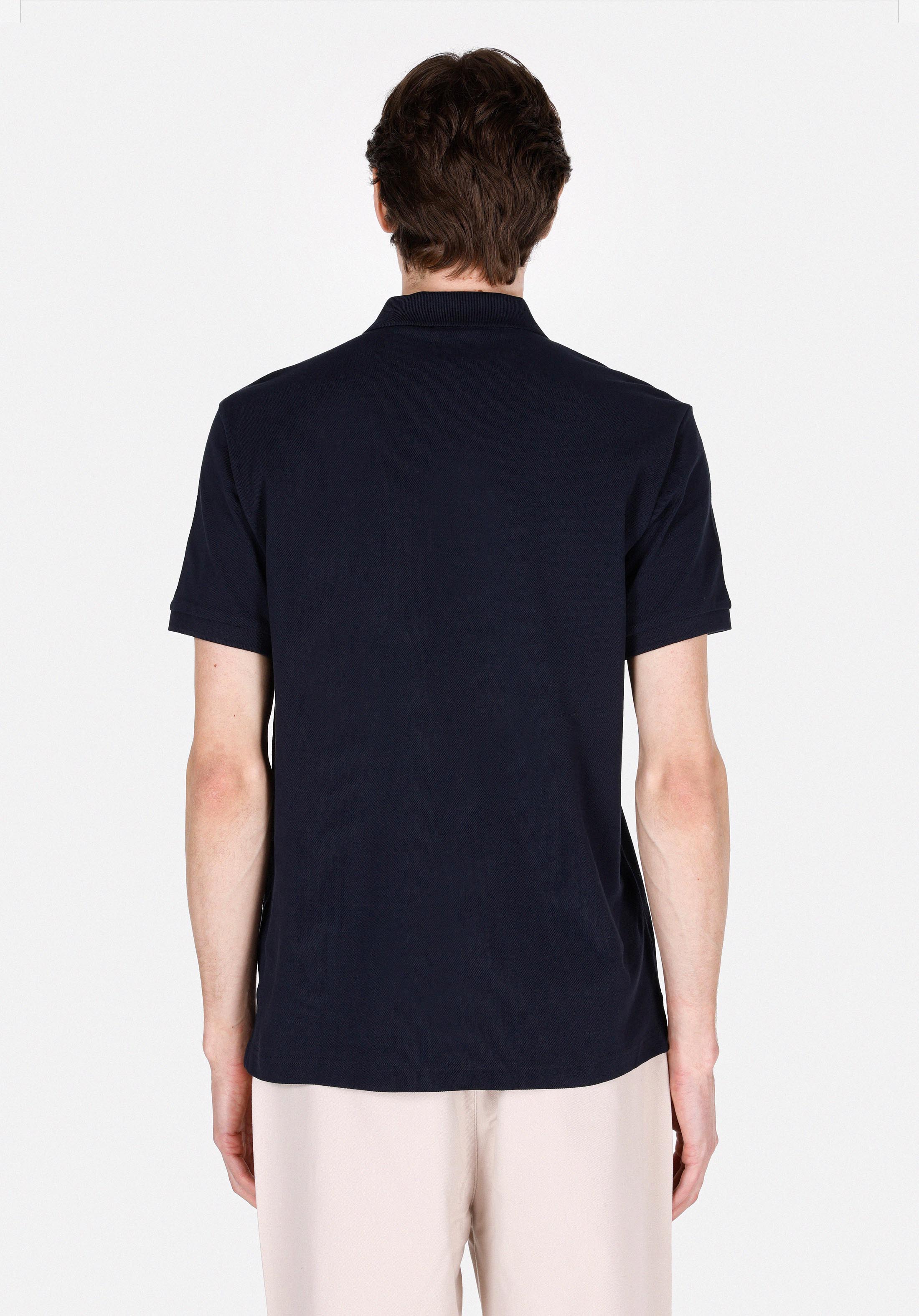 Afișați detalii pentru Tricou Polo Cu Maneca Scurta De Barbati Albastru Marin Regular Fit  Cl1073960