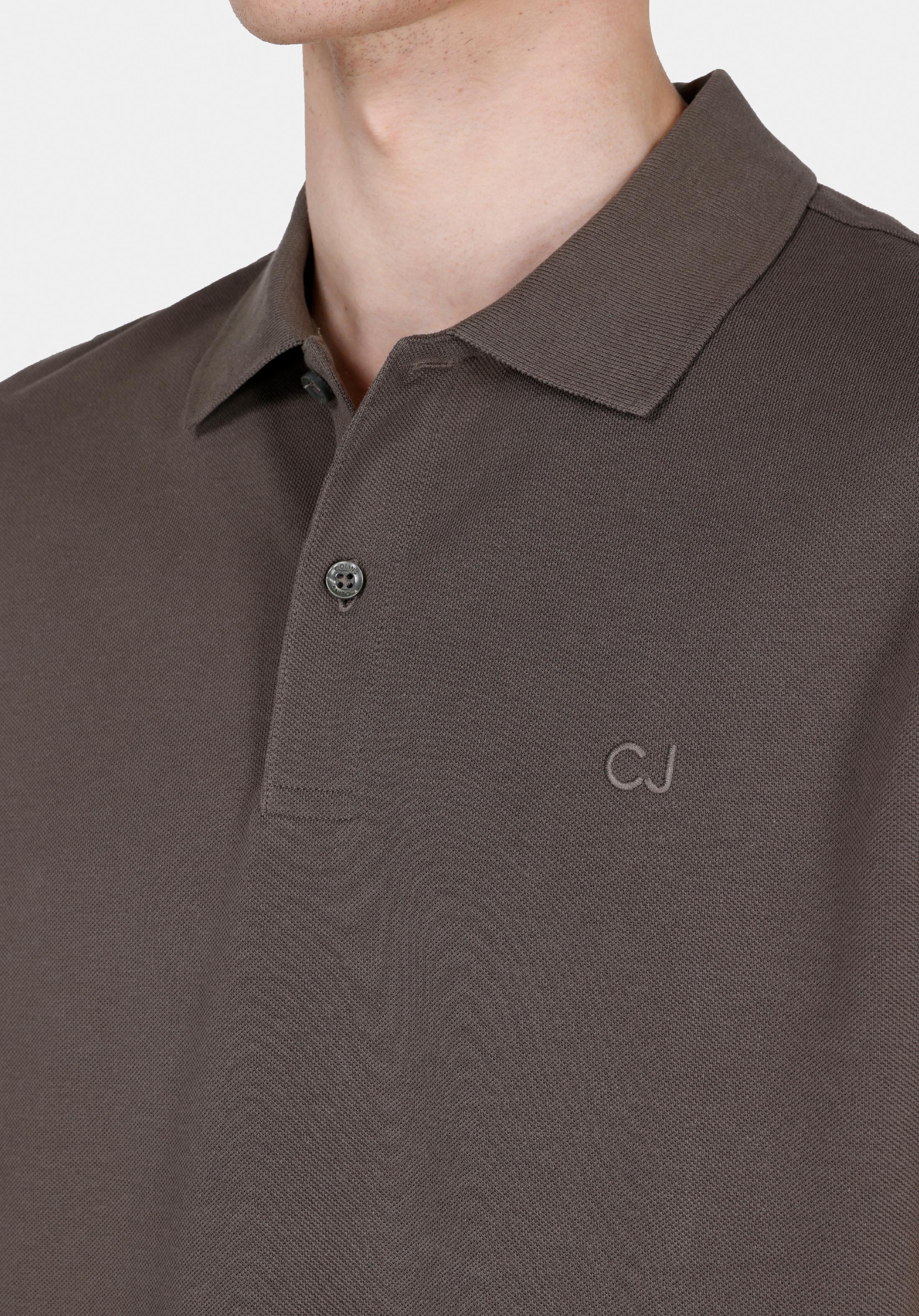 Afișați detalii pentru Tricou Polo Cu Maneca Scurta De Barbati Kaki Regular Fit  Cl1073960