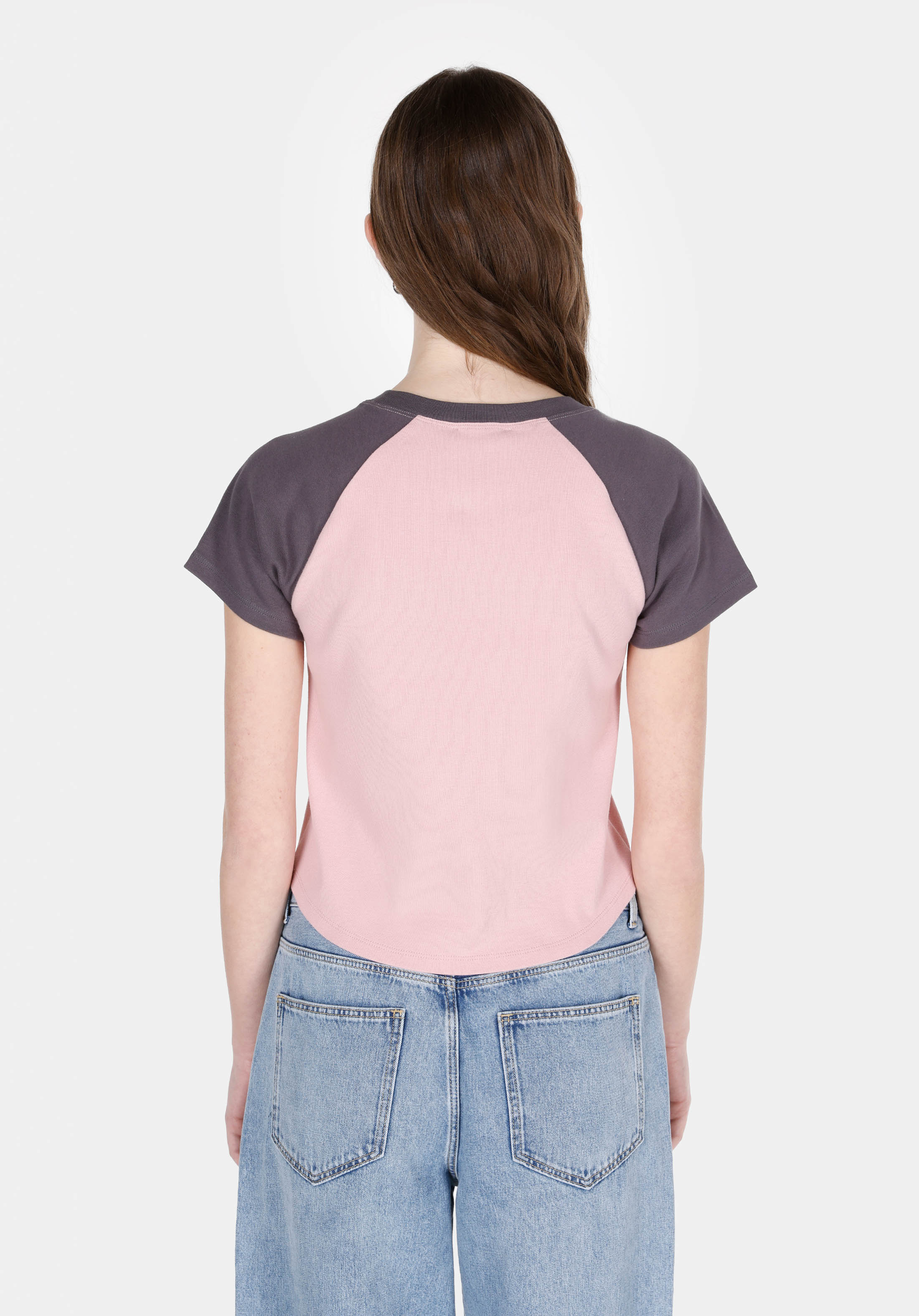 Afișați detalii pentru Tricou Cu Maneca Scurta De Dama Roz Slim Fit  Cl1073324