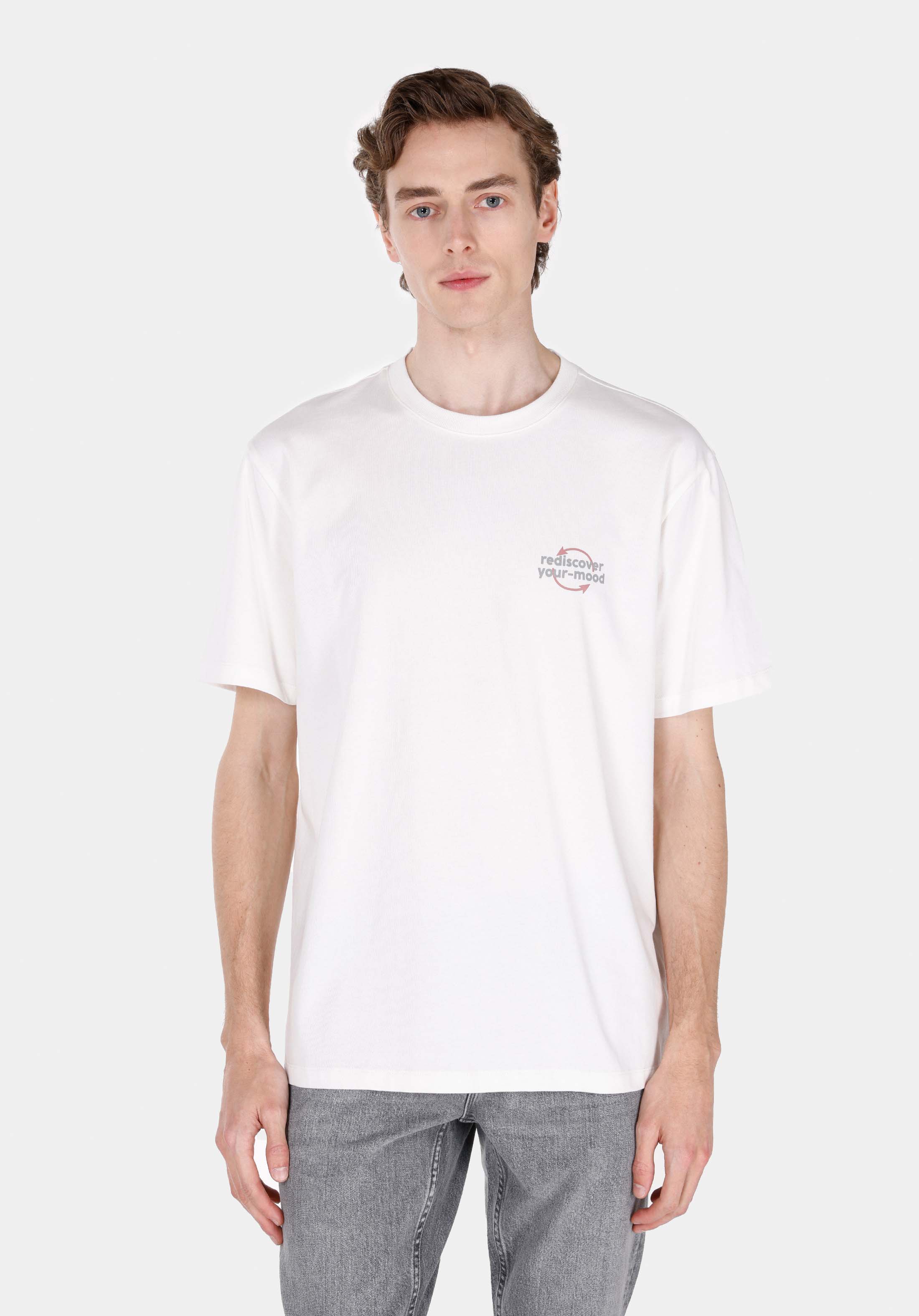 Afișați detalii pentru Tricou Cu Maneca Scurta De Barbati Alb Comfort Fit  Cl1073046