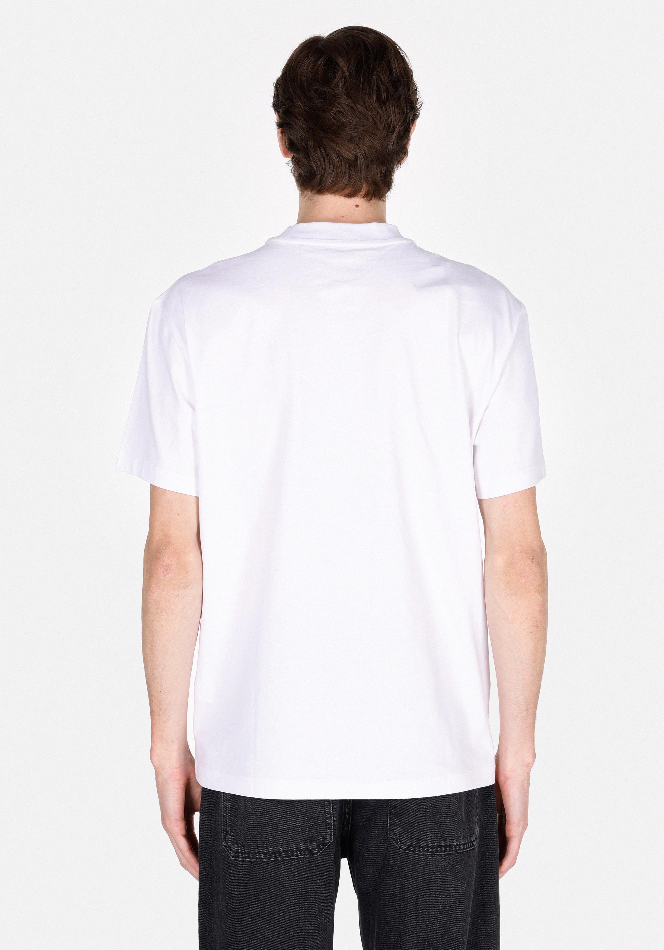 Afișați detalii pentru Tricou Cu Maneca Scurta De Barbati Alb Comfort Fit  Cl1073098