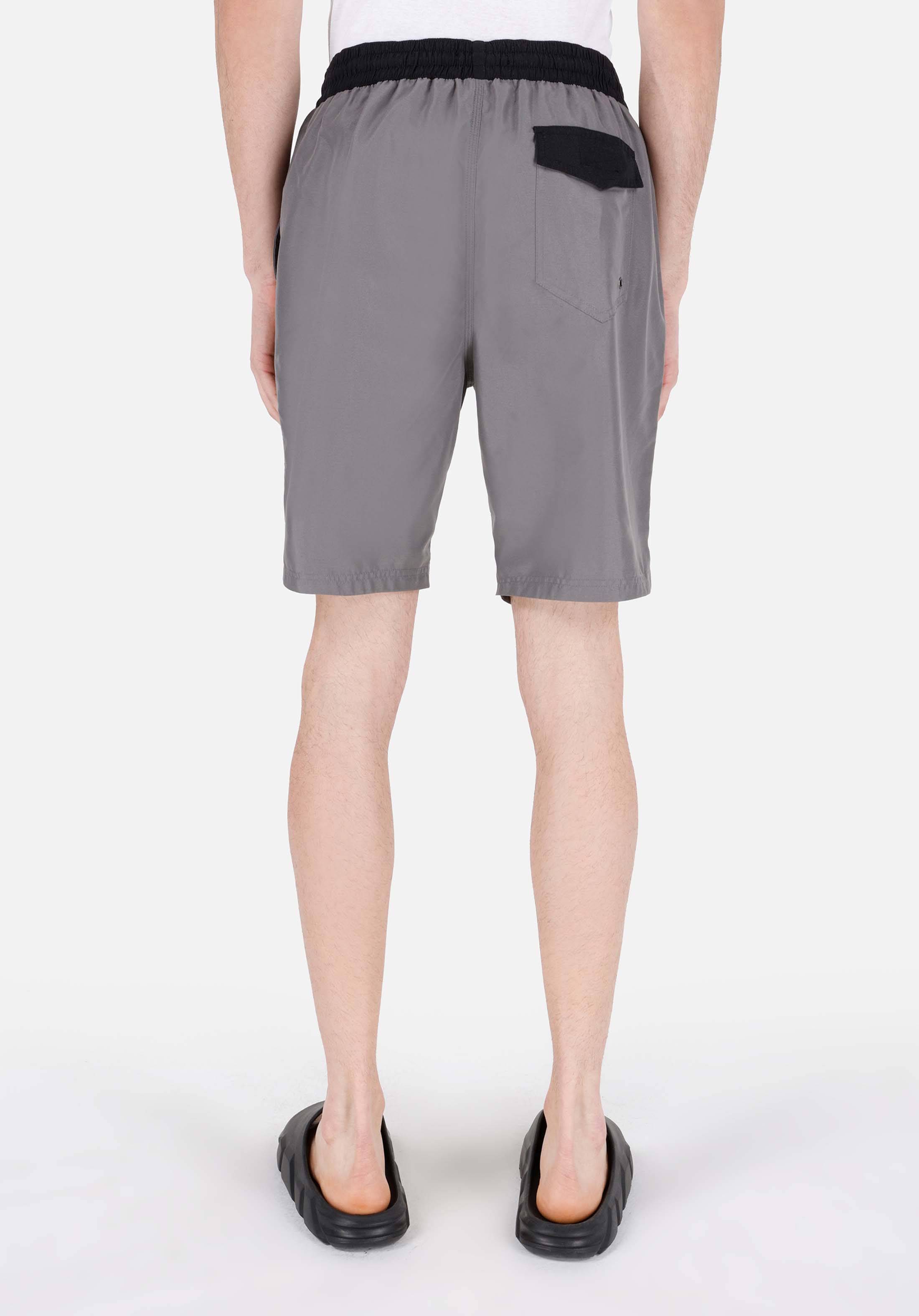 Afișați detalii pentru Short De Plaja De Barbati Antracit Slim Fit  Cl1069034