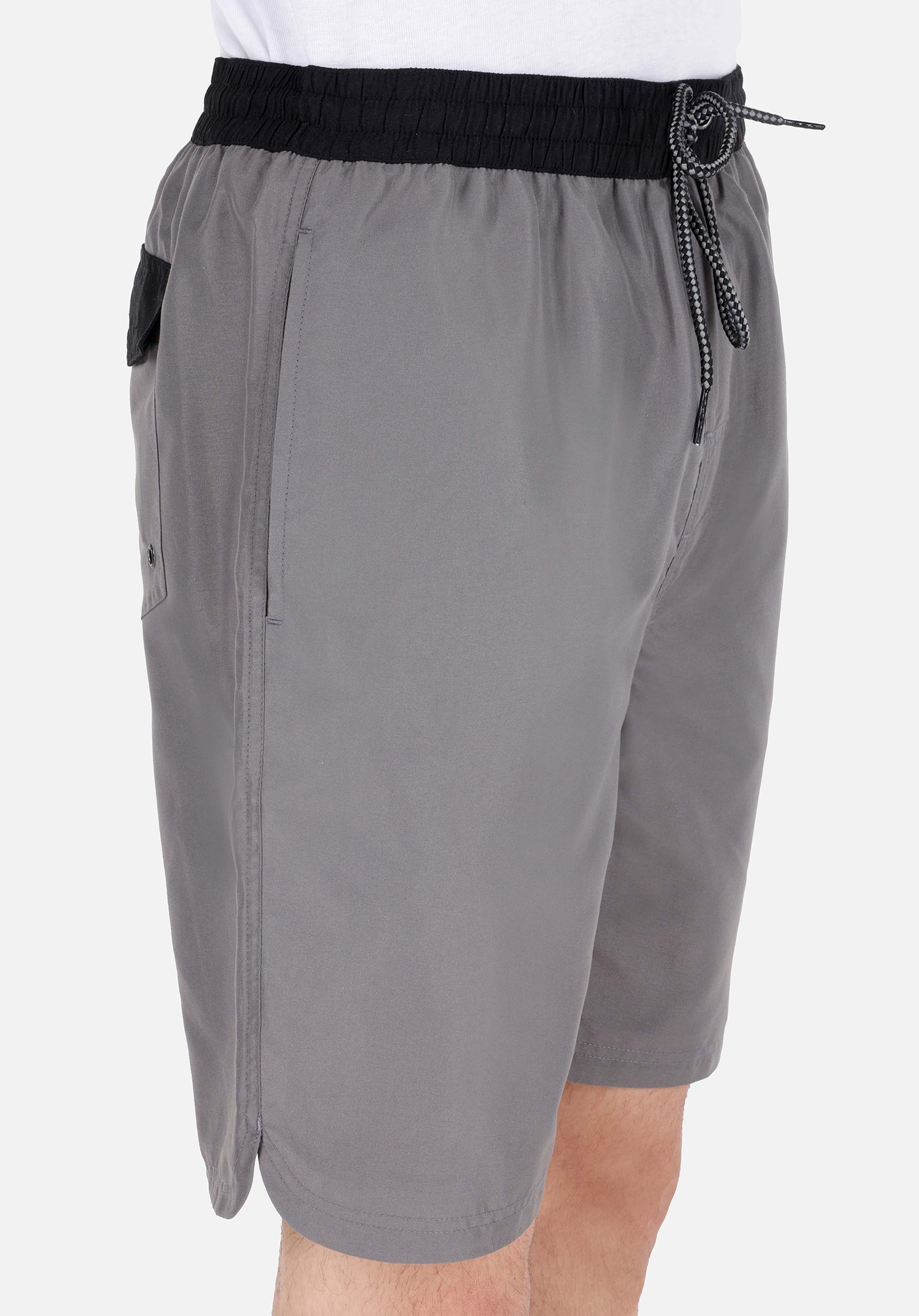 Afișați detalii pentru Short De Plaja De Barbati Antracit Slim Fit  Cl1069034