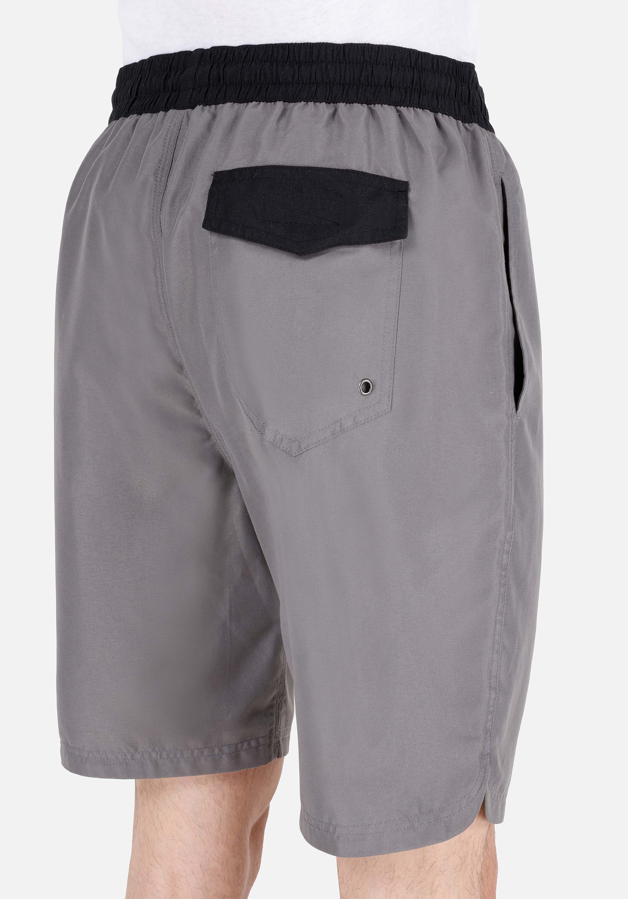 Afișați detalii pentru Short De Plaja De Barbati Antracit Slim Fit  Cl1069034