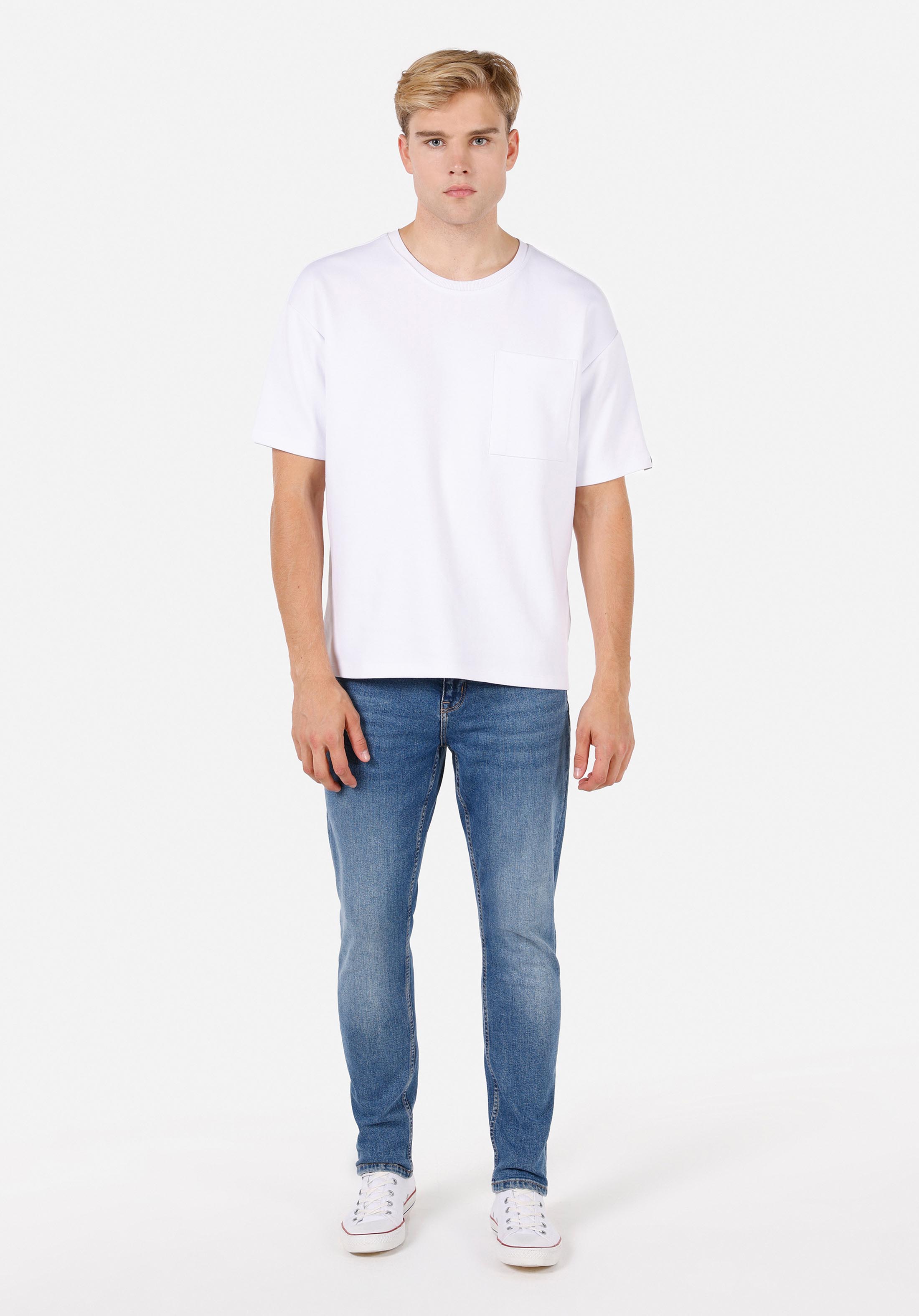 Afișați detalii pentru Pantaloni De Barbati Albastru Regular Fit 067 Jack Cl1071801