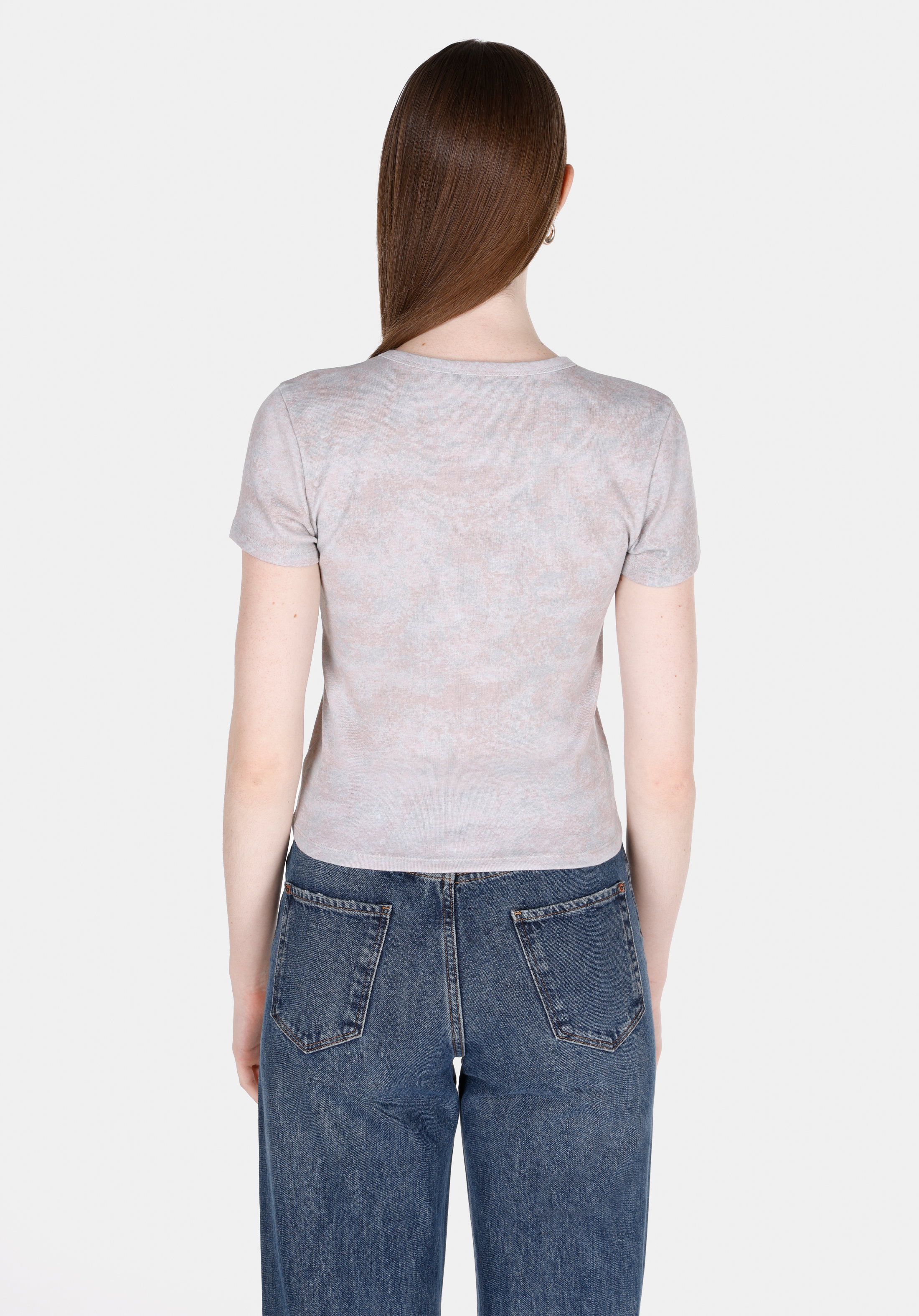 Afișați detalii pentru Tricou Cu Maneca Scurta De Dama Roz Slim Fit  Cl1073142