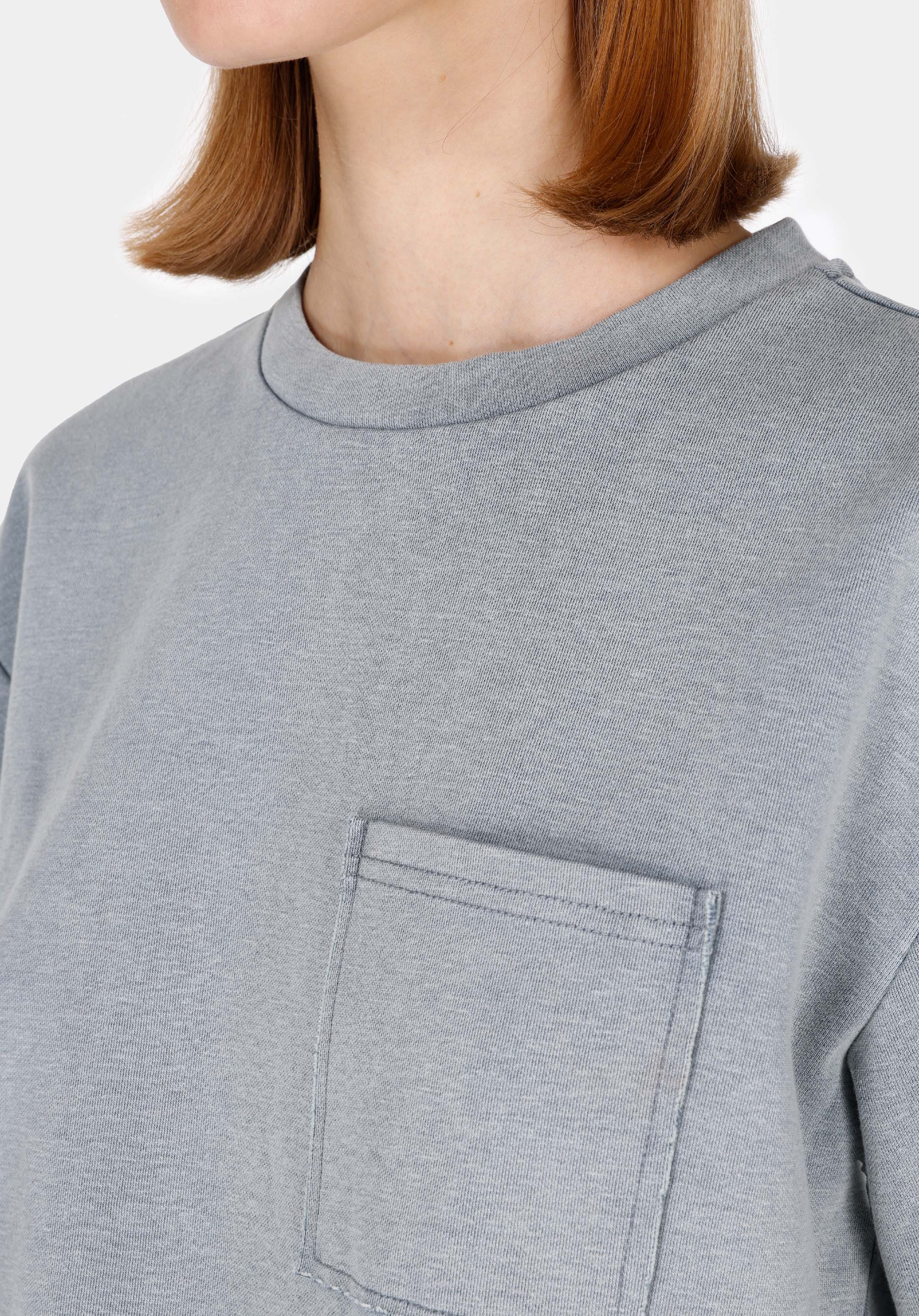 Afișați detalii pentru Regular Fit Round Neck Drept Tricou Cu Mânecă Scurtă Gri Pentru Femei