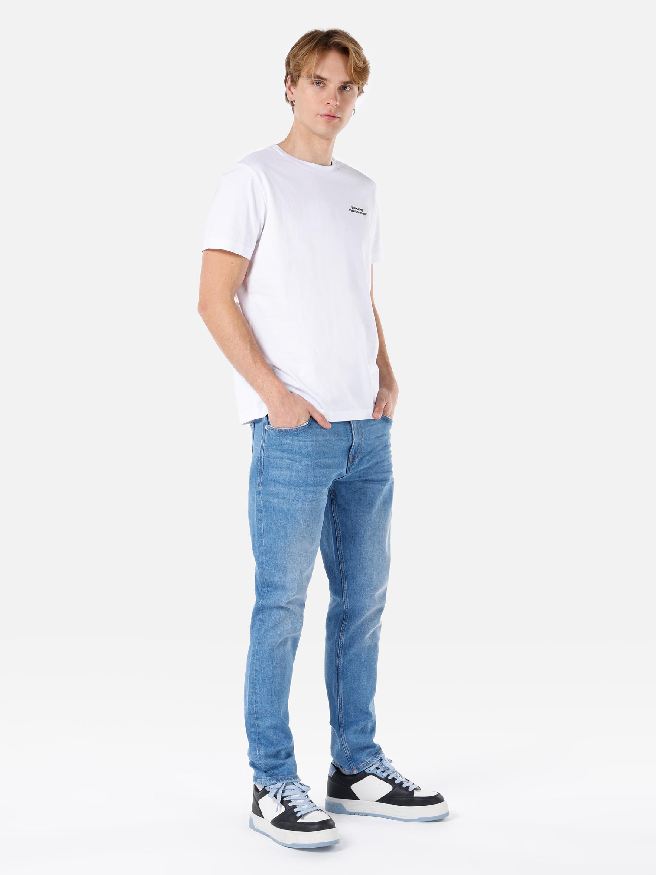 Afișați detalii pentru Pantaloni De Barbati Denim Regular Fit 067 Jack Cl1069267