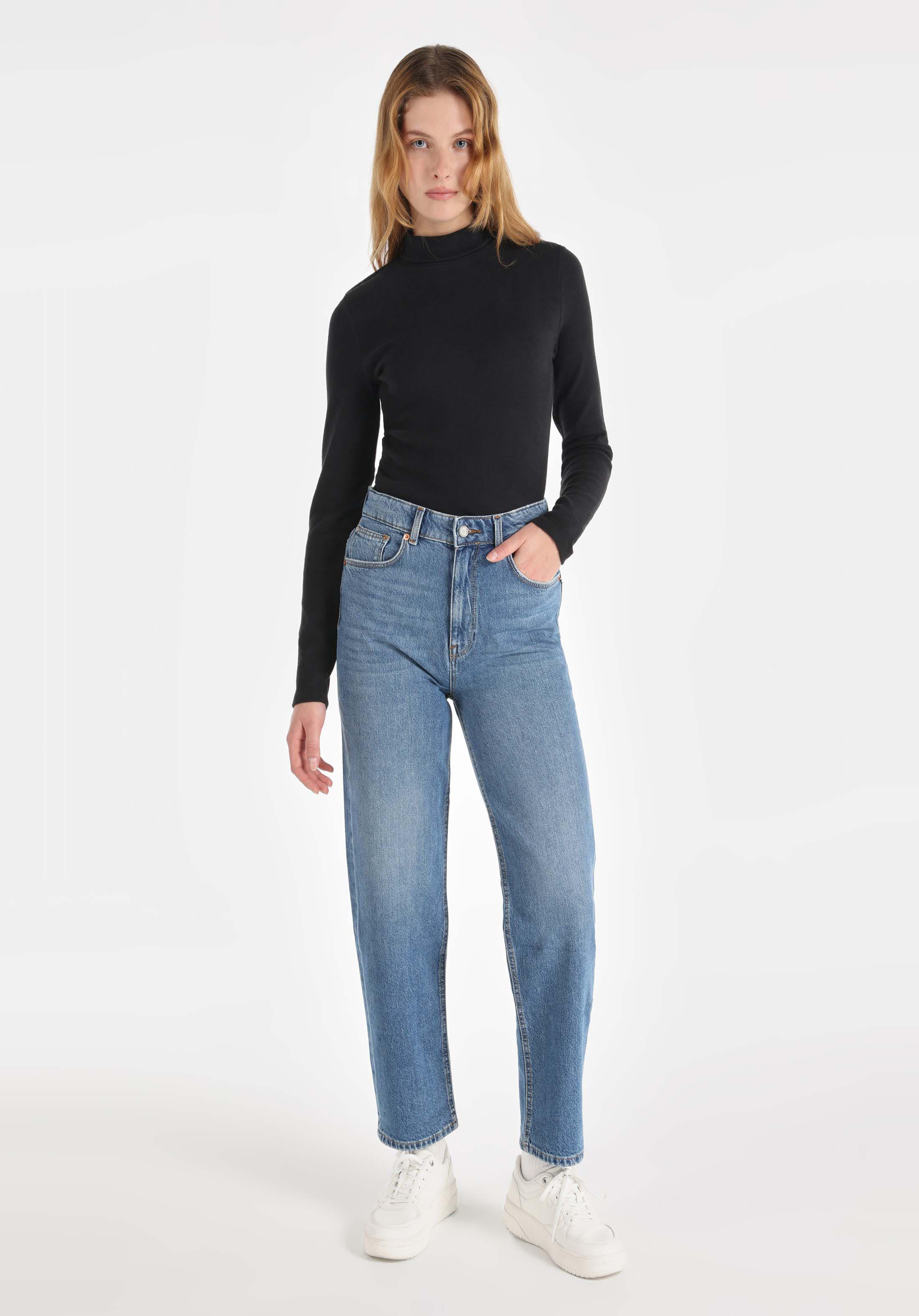 Afișați detalii pentru Pantaloni De Dama Albastru Straight Fit 884 Lauren Cl1065423