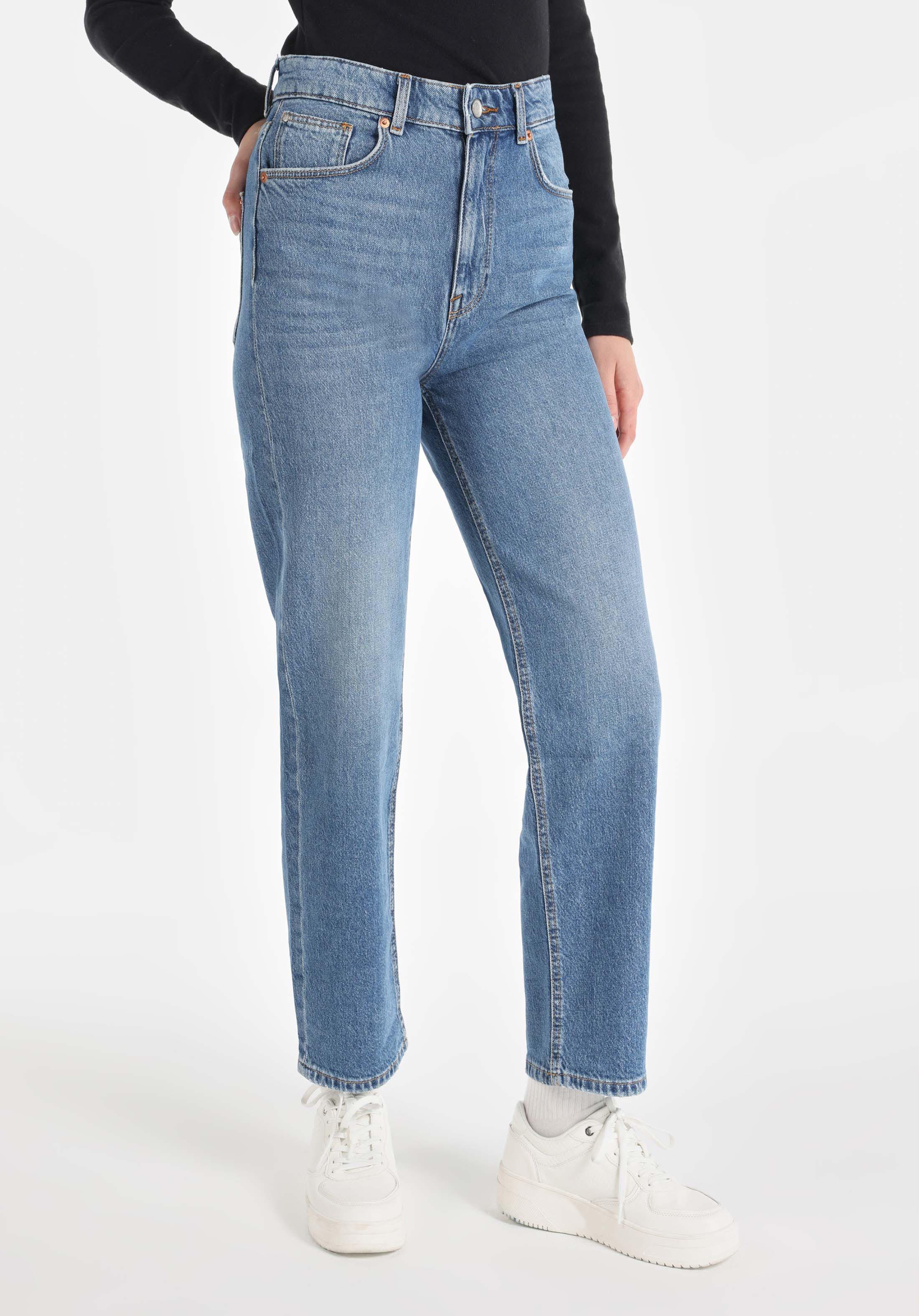 Afișați detalii pentru Pantaloni De Dama Albastru Straight Fit 884 Lauren Cl1065423