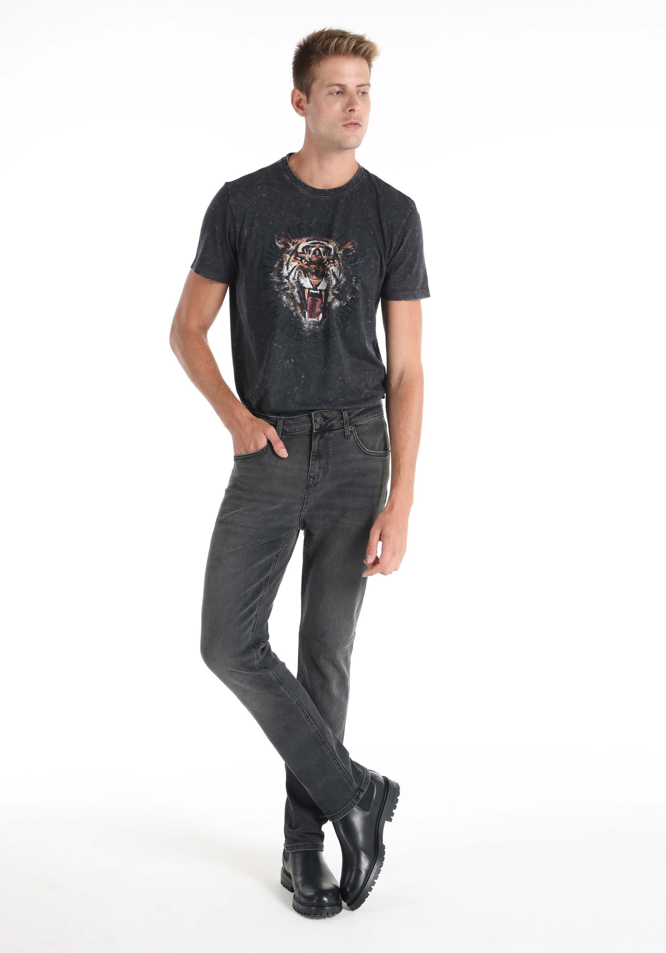 Afișați detalii pentru Pantaloni De Barbati Negru Straight Fit 044 Karl Cl1065543