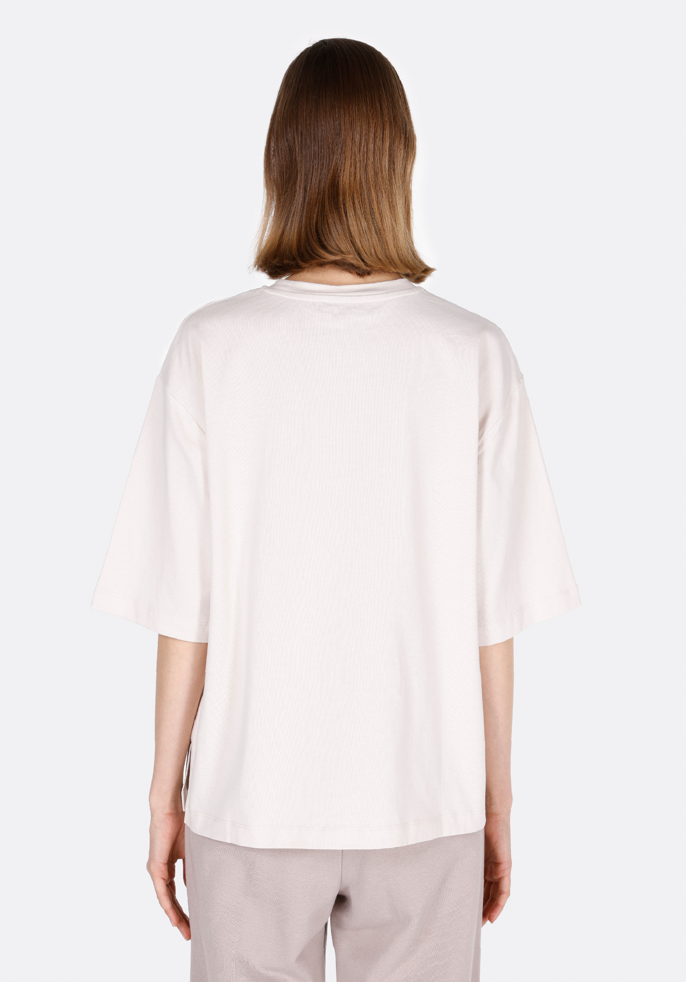 Afișați detalii pentru Tricou Cu Maneca Scurta De Dama Bej Comfort Fit  Cl1073160