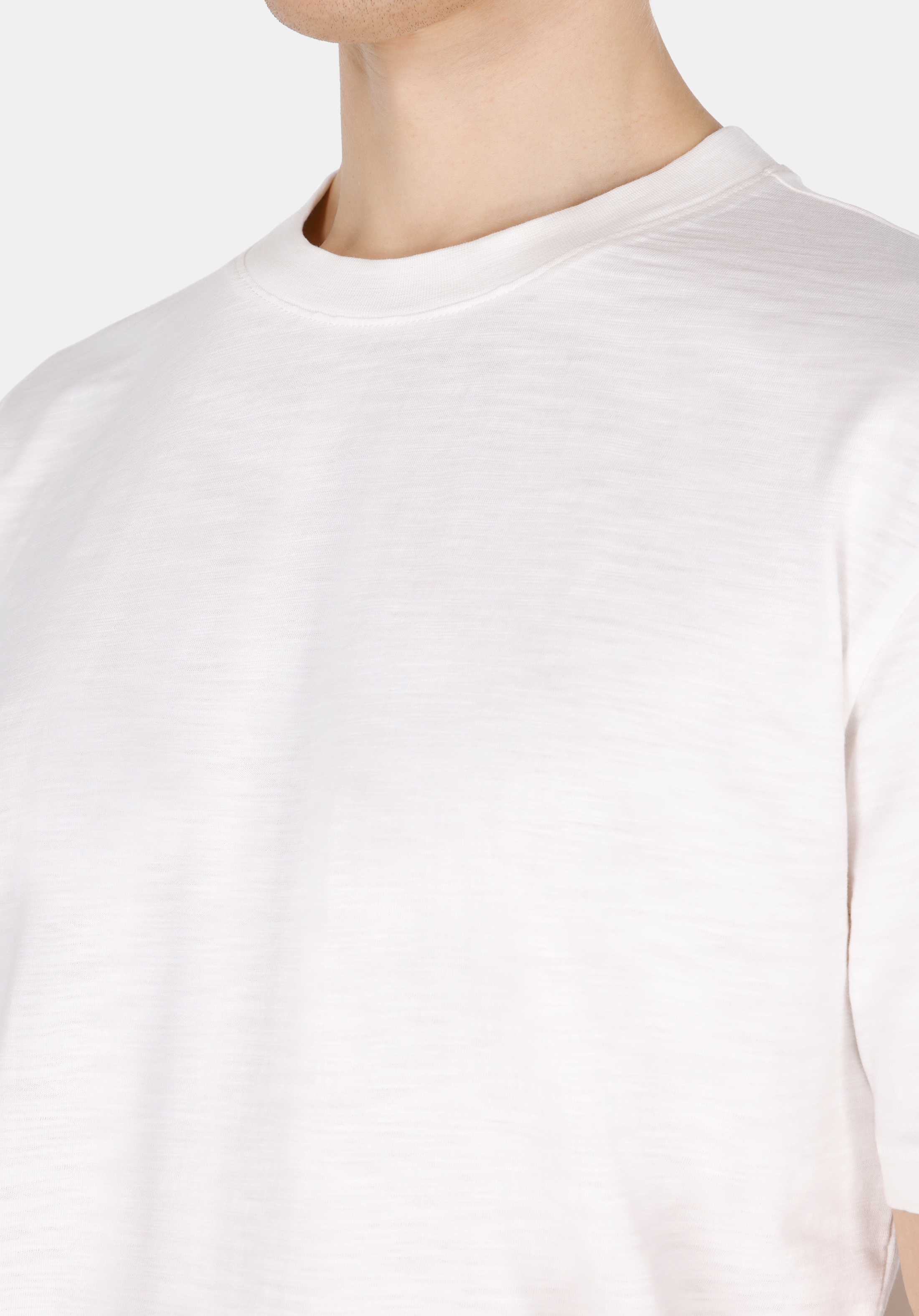 Afișați detalii pentru Comfort Fit Round Neck Drept Bărbați Alb Short Tricou Cu Mânecă Scurtă