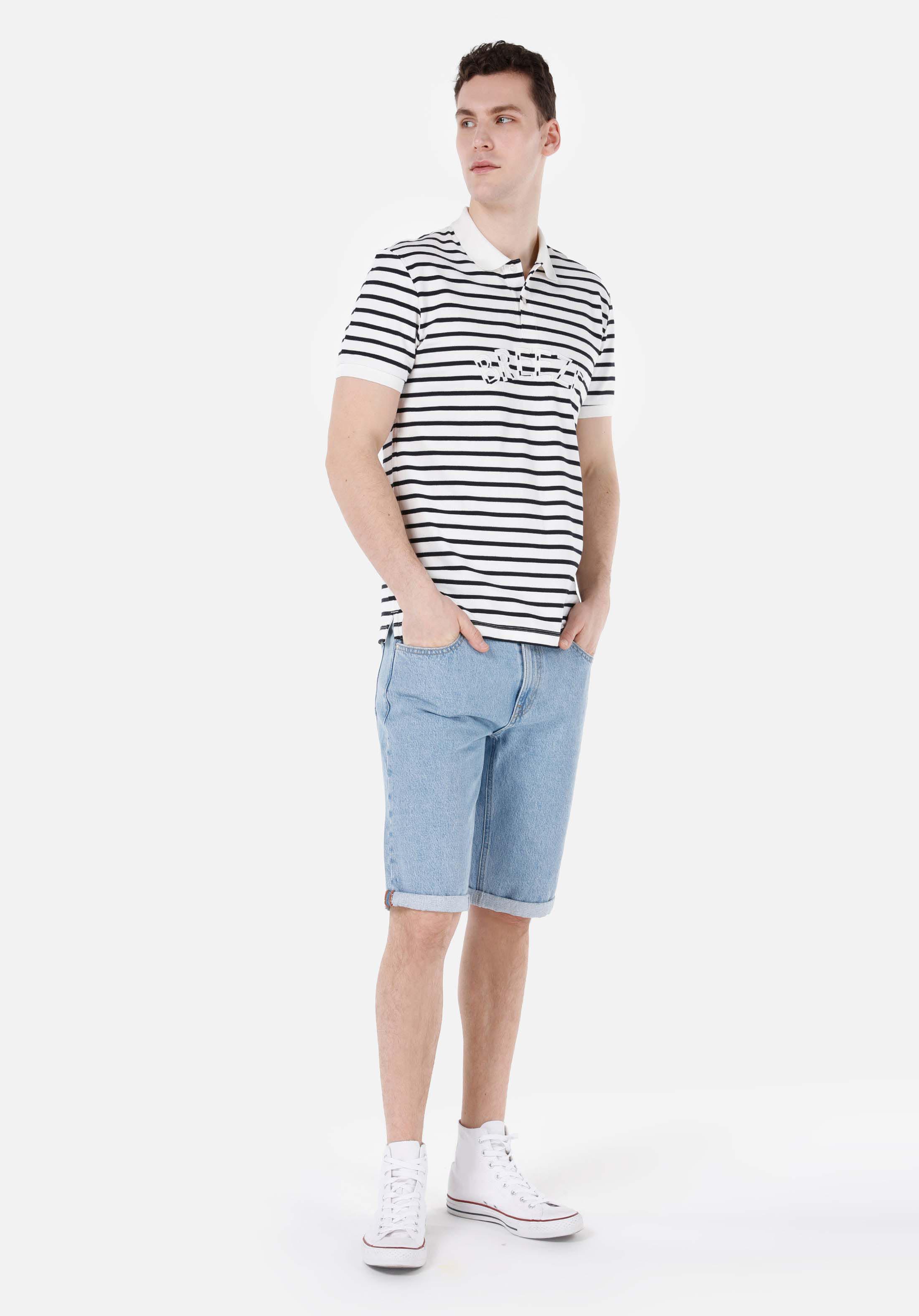 Afișați detalii pentru Short / Pantaloni Scurti De Barbati Albastru Regular Fit 045 David Cl1069530
