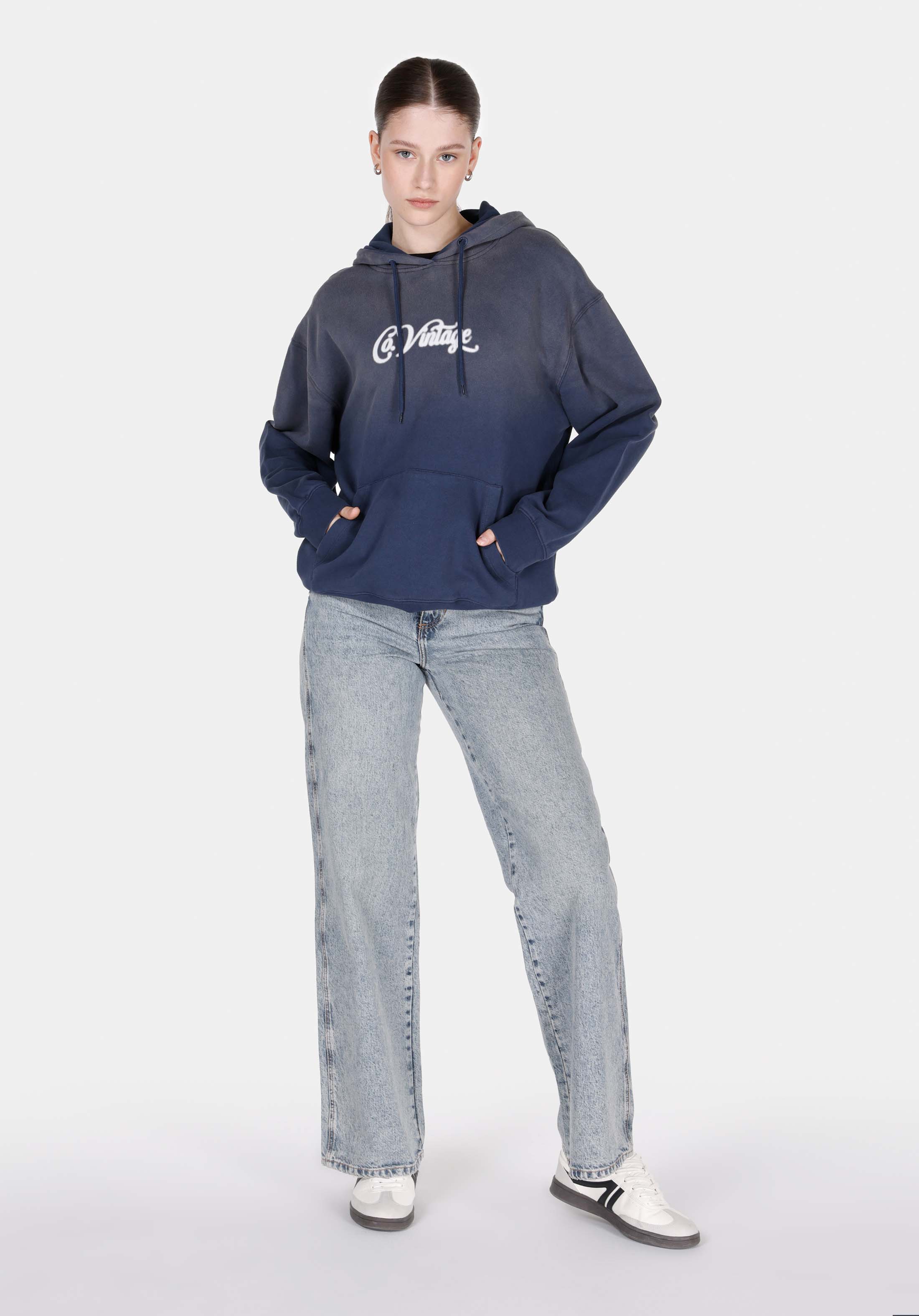 Afișați detalii pentru Hanorac / Bluza De Dama Albastru Marin Comfort Fit  Cl1073475