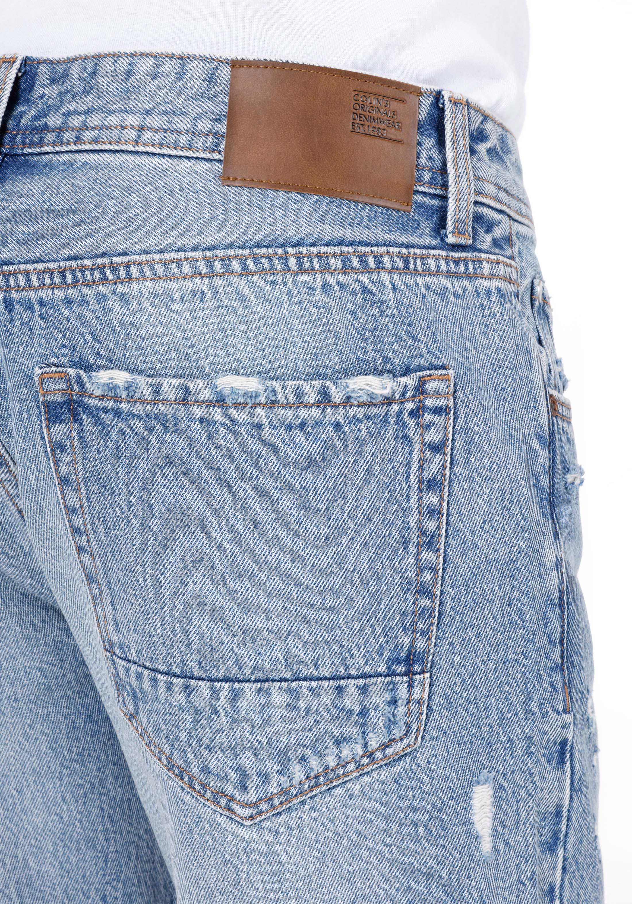 Afișați detalii pentru Short / Pantaloni Scurti De Barbati Denim Regular Fit 045 David Cl1069531