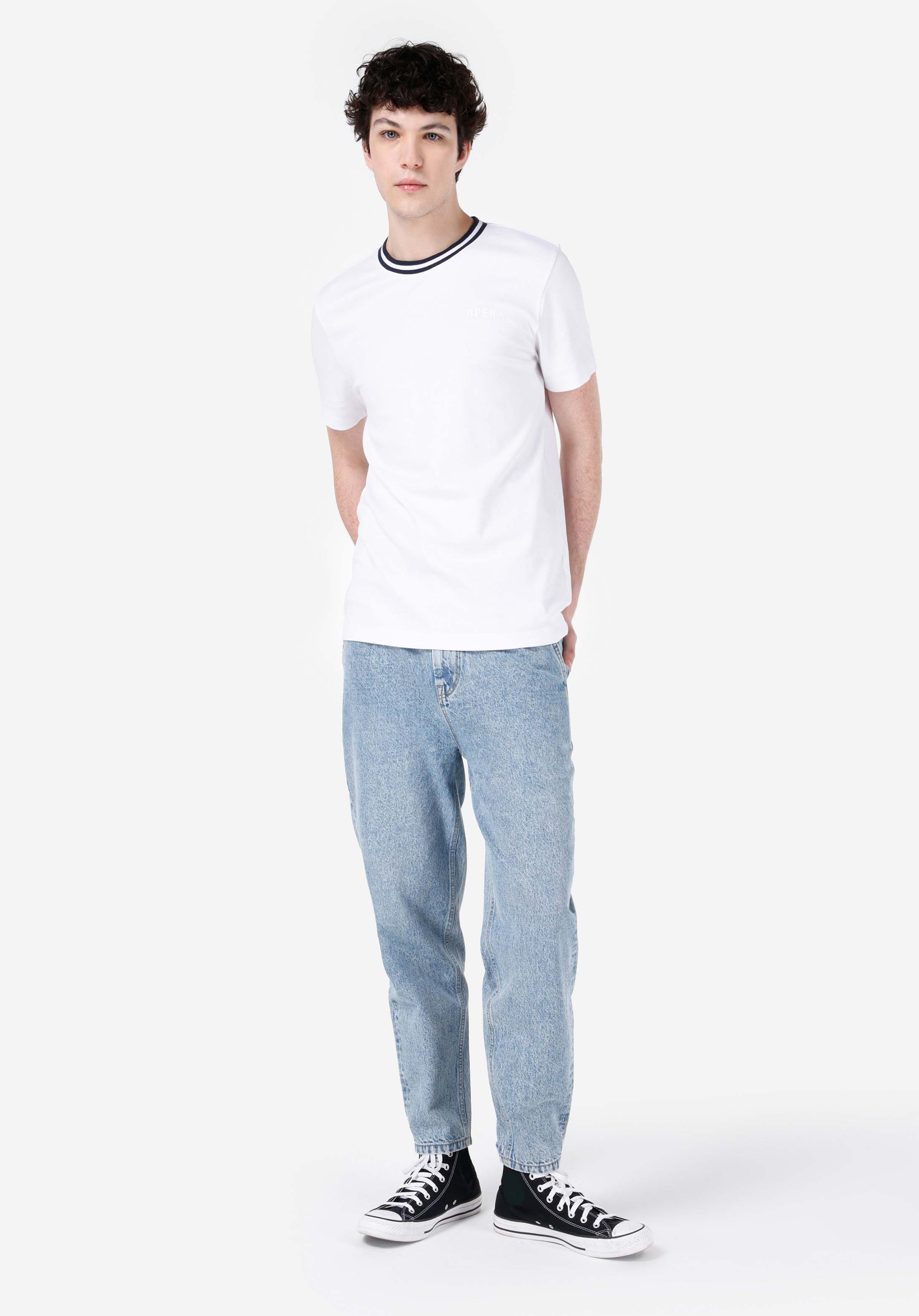 Afișați detalii pentru Pantaloni De Barbati Denim Balloon Fit  Cl1069558