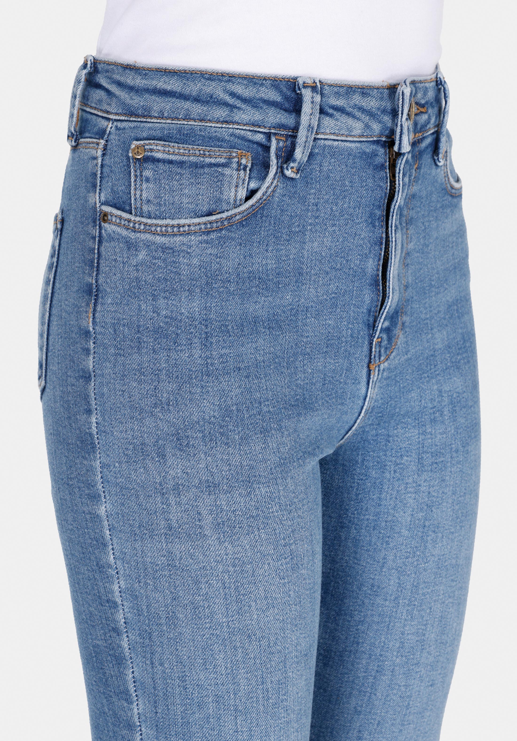 Afișați detalii pentru Pantaloni De Dama Albastru Skinny Fit 760 Diana Cl1073500