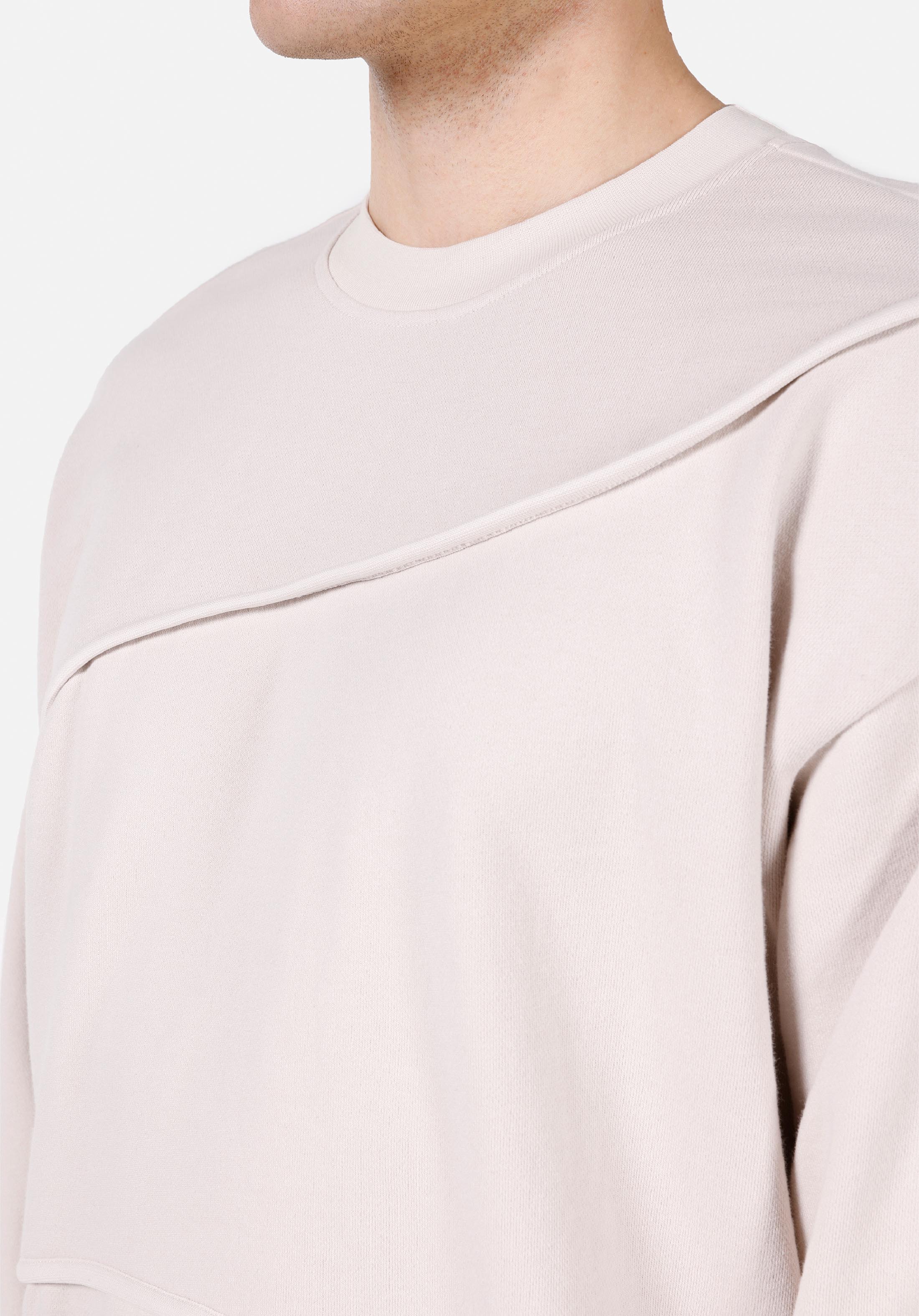 Afișați detalii pentru Hanorac / Bluza De Barbati Alb Oversize Fit  Cl1072049