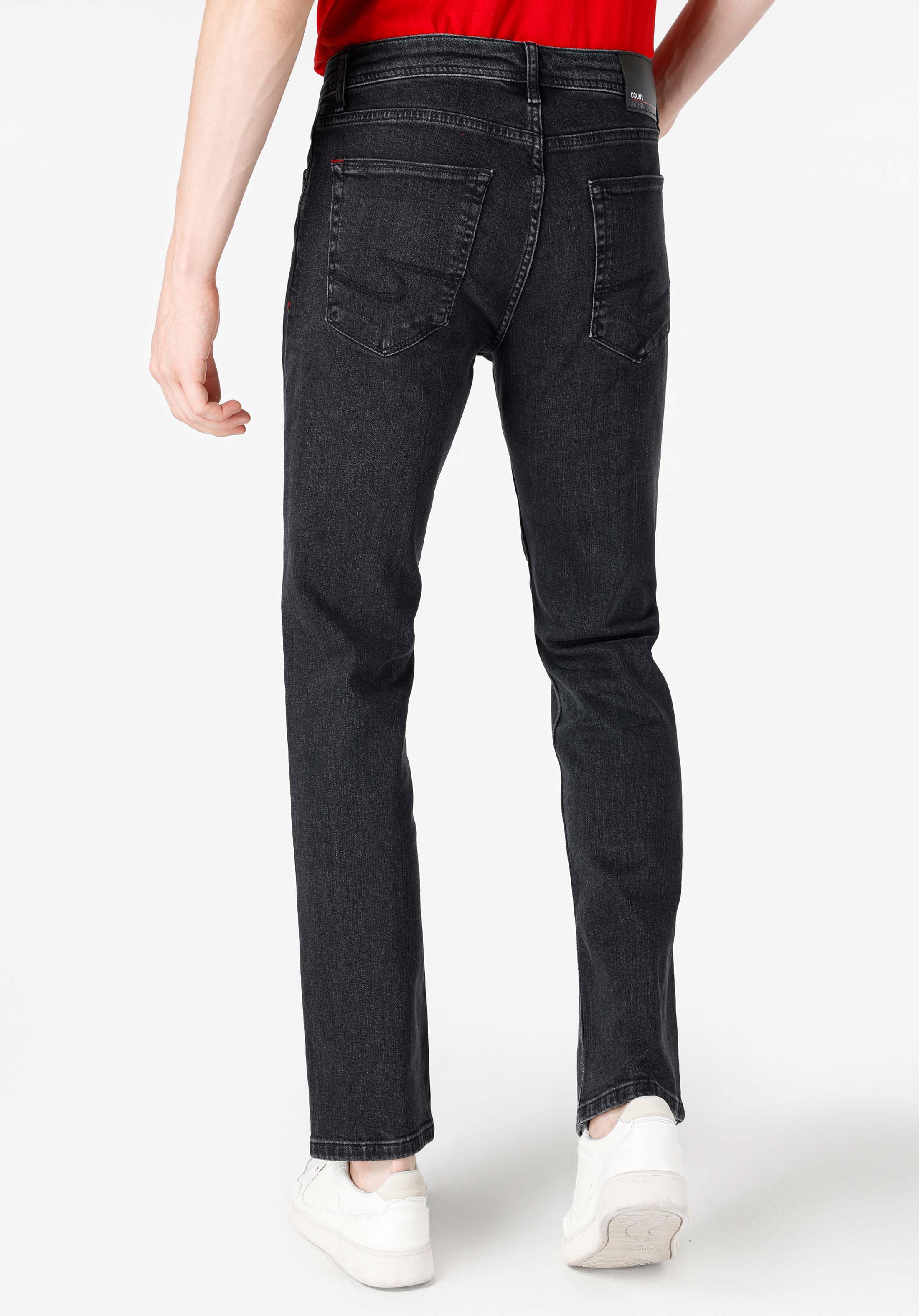 Afișați detalii pentru Pantaloni De Barbati Negru Regular Fit 045 David Cl1066457