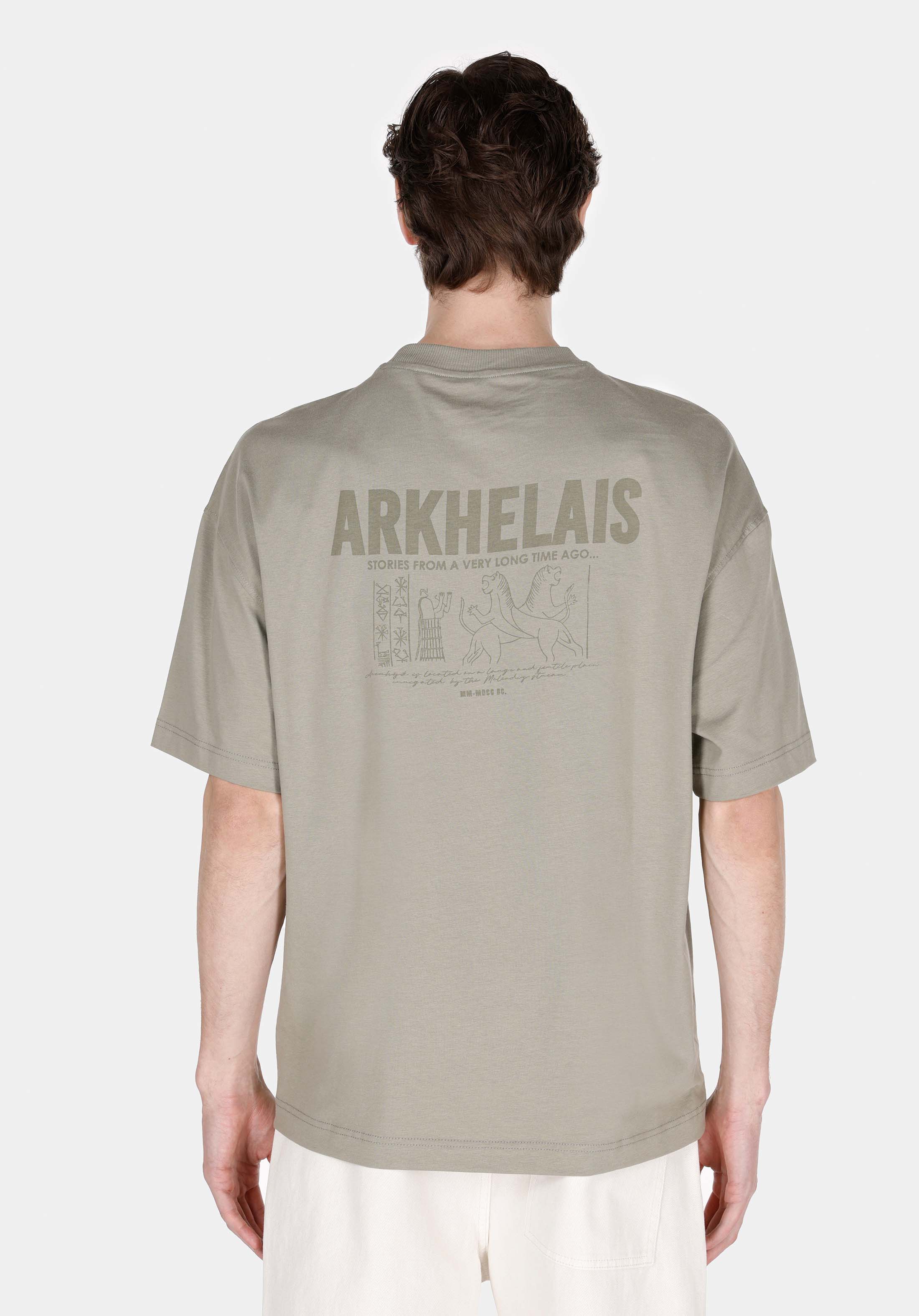 Afișați detalii pentru Tricou Cu Maneca Scurta De Barbati Verde Oversize Fit  Cl1072055