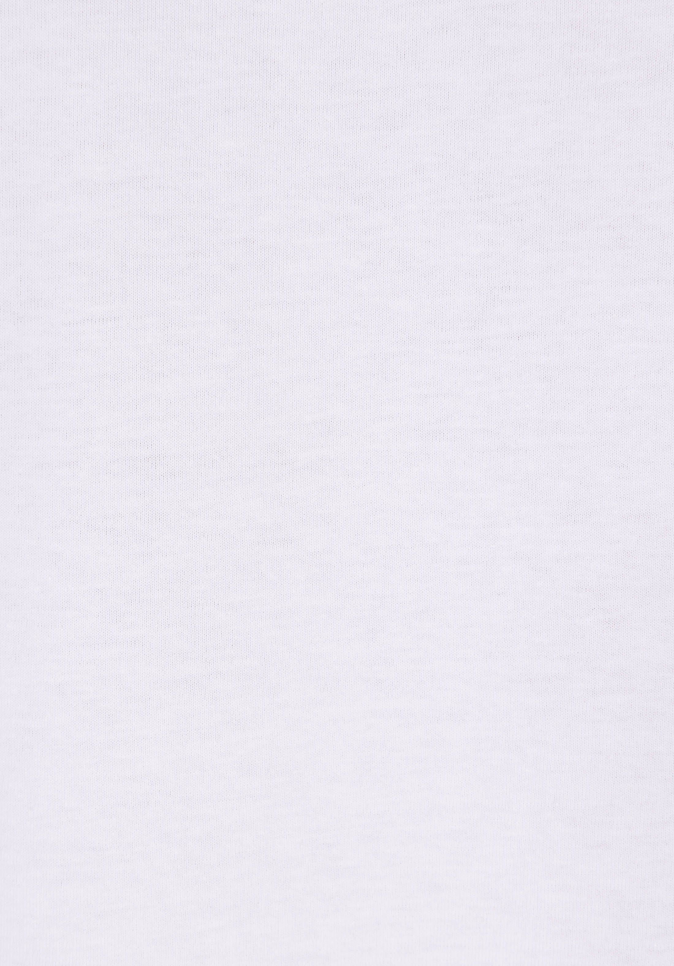 Afișați detalii pentru Regular Fit Round Neck Drept Bărbați Alb Mânecă Scurtă Tricou