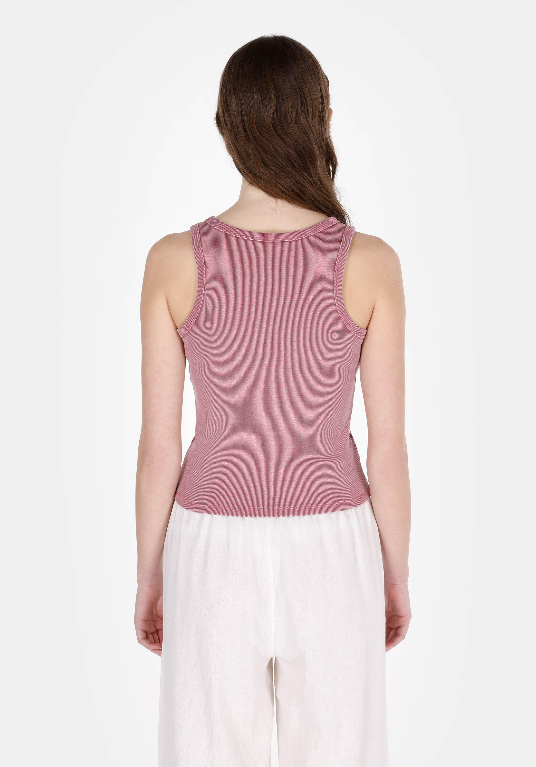 Afișați detalii pentru Maiou De Dama Roz Slim Fit  Cl1074307