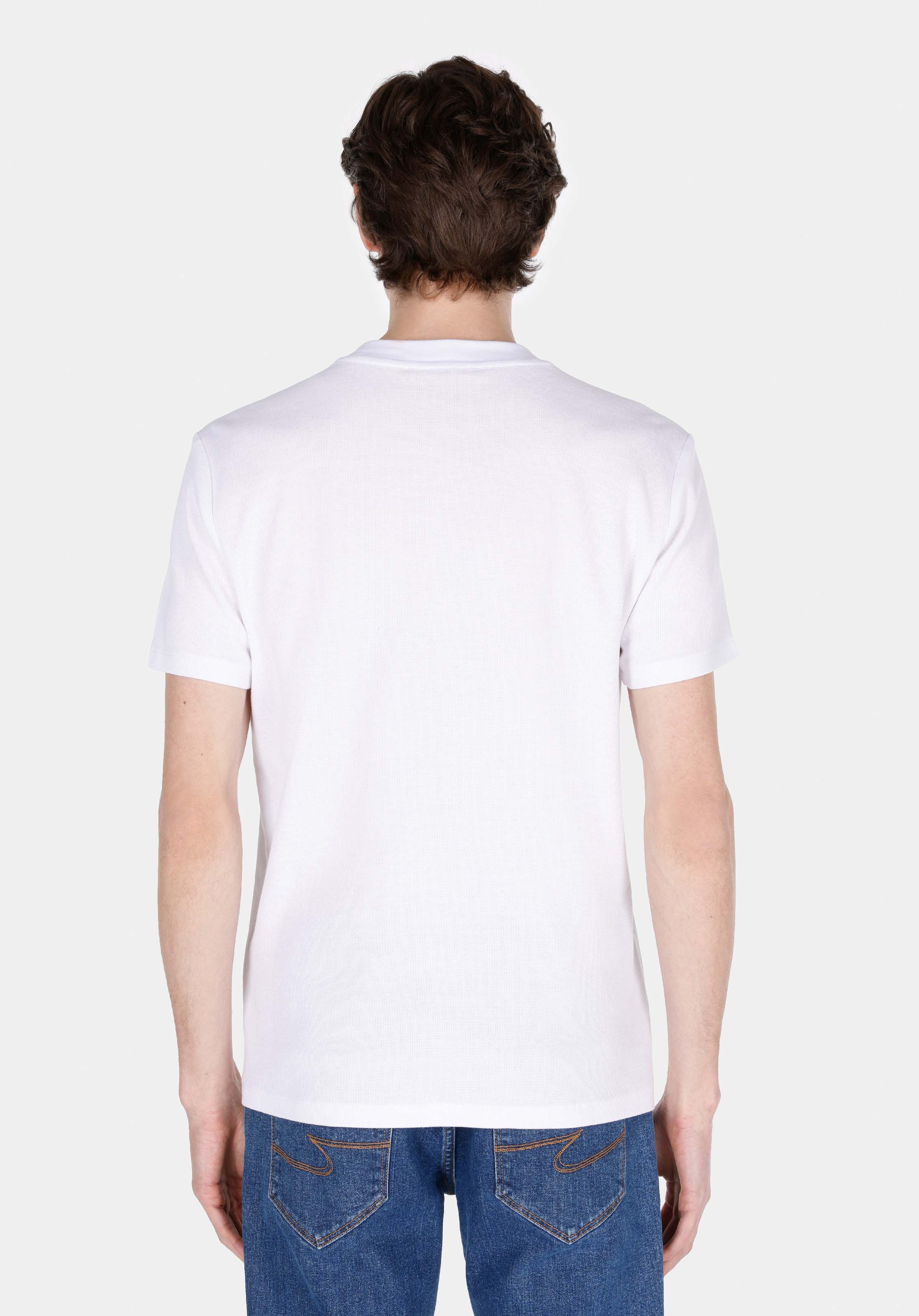 Afișați detalii pentru Tricou Cu Maneca Scurta De Barbati Alb Regular Fit  Cl1072067
