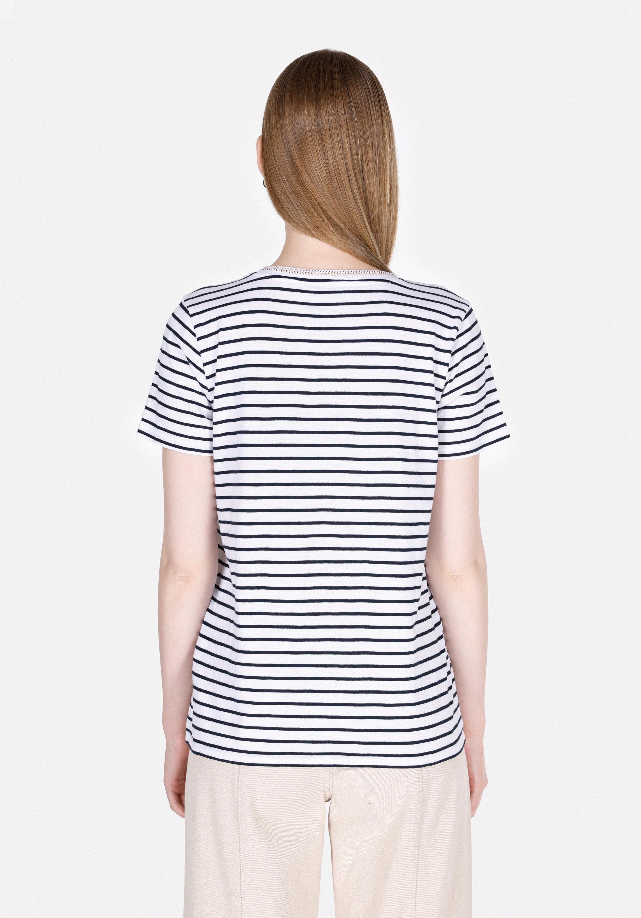 Afișați detalii pentru Tricou Cu Maneca Scurta De Dama Albastru Marin Regular Fit  Cl1073551