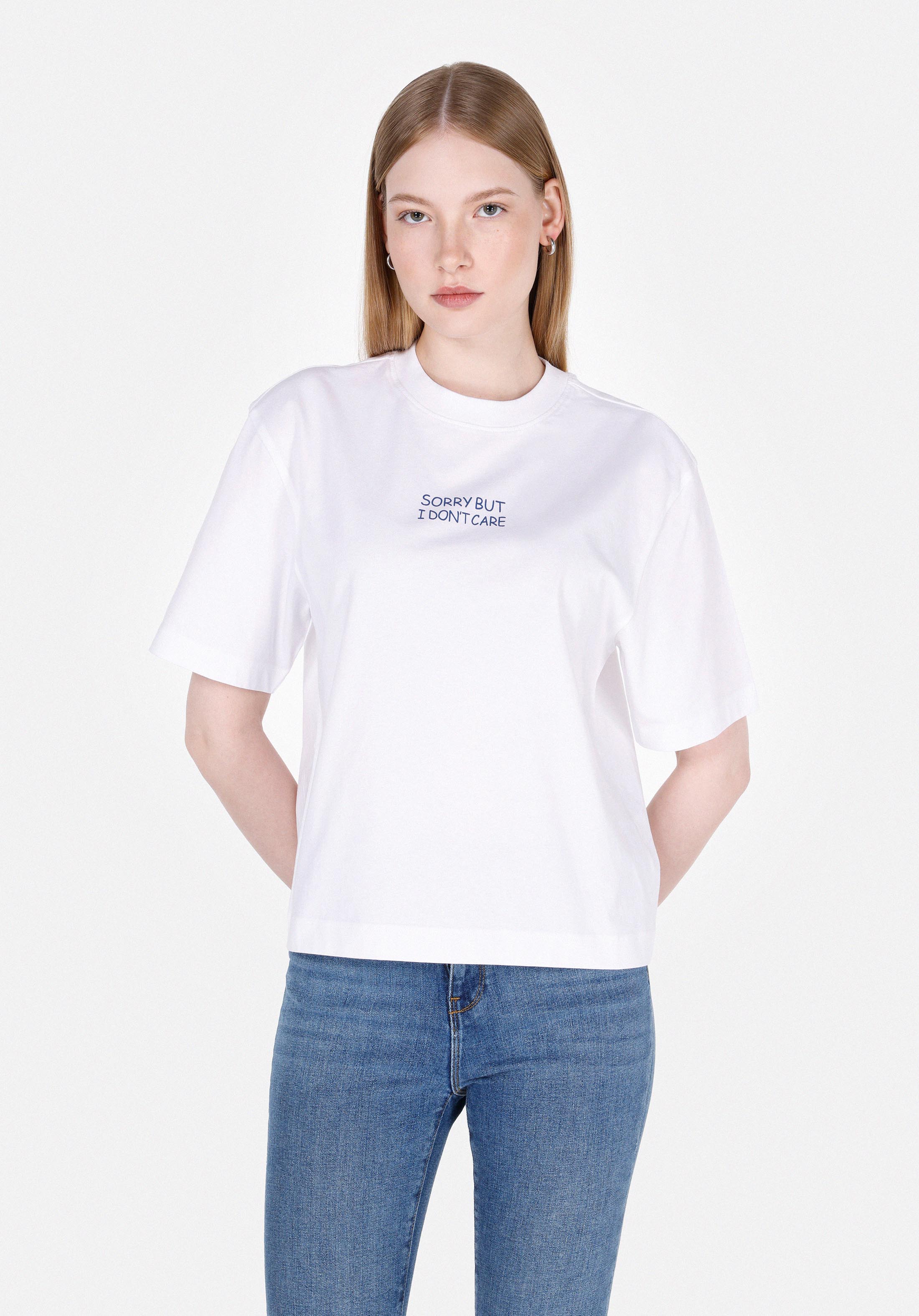 Afișați detalii pentru Tricou Cu Maneca Scurta De Dama Alb Regular Fit  Cl1072191