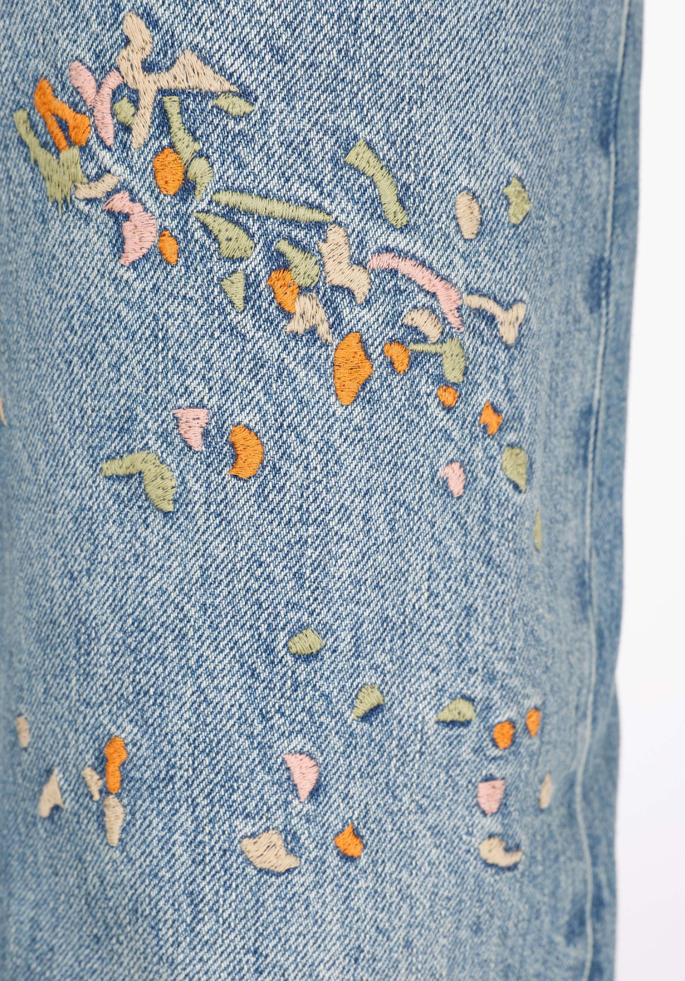 Afișați detalii pentru Pantaloni De Dama Denim Straight Fit 900 Laris Cl1074521