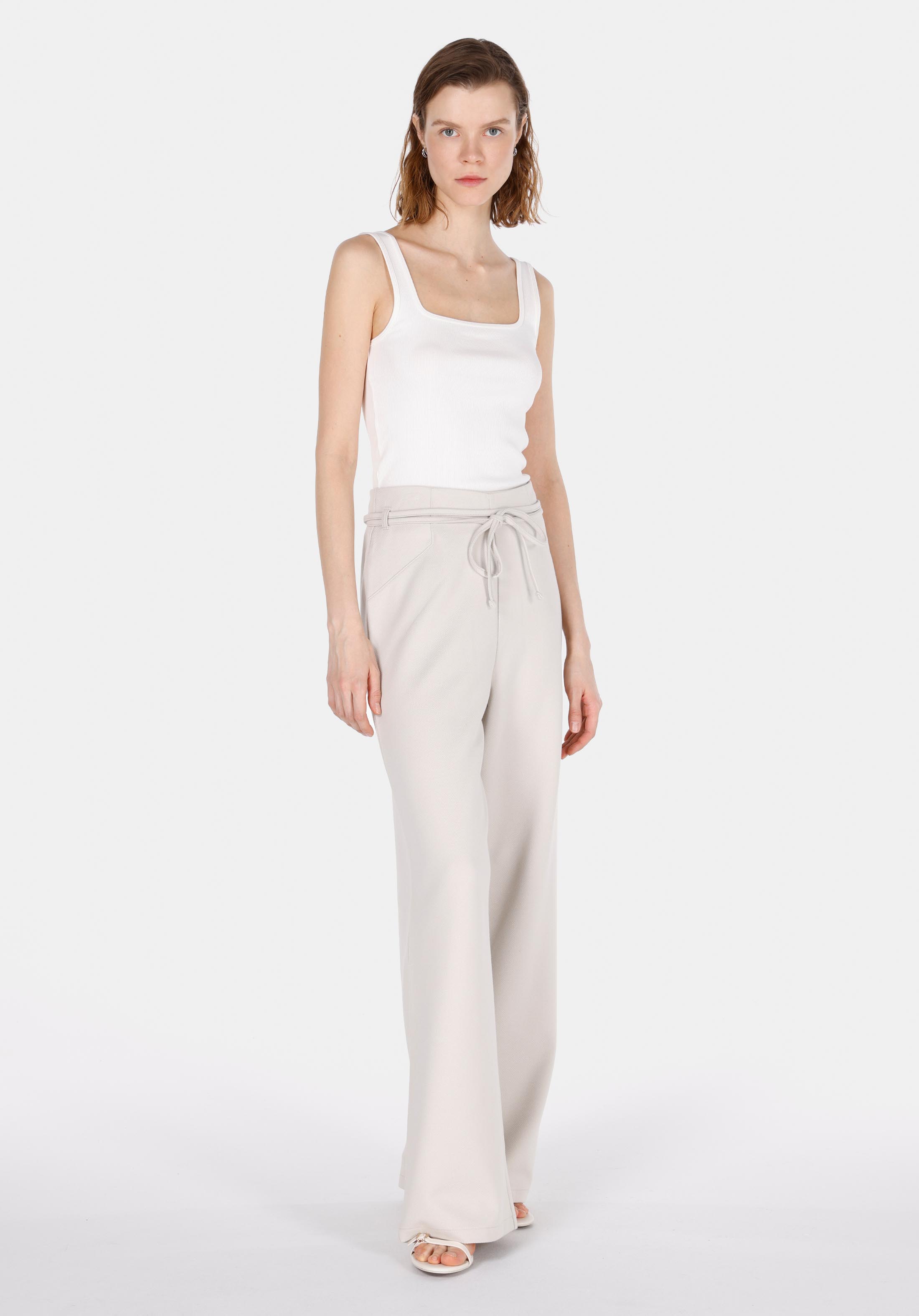 Afișați detalii pentru Maiou De Dama Alb Slim Fit  Cl1073552