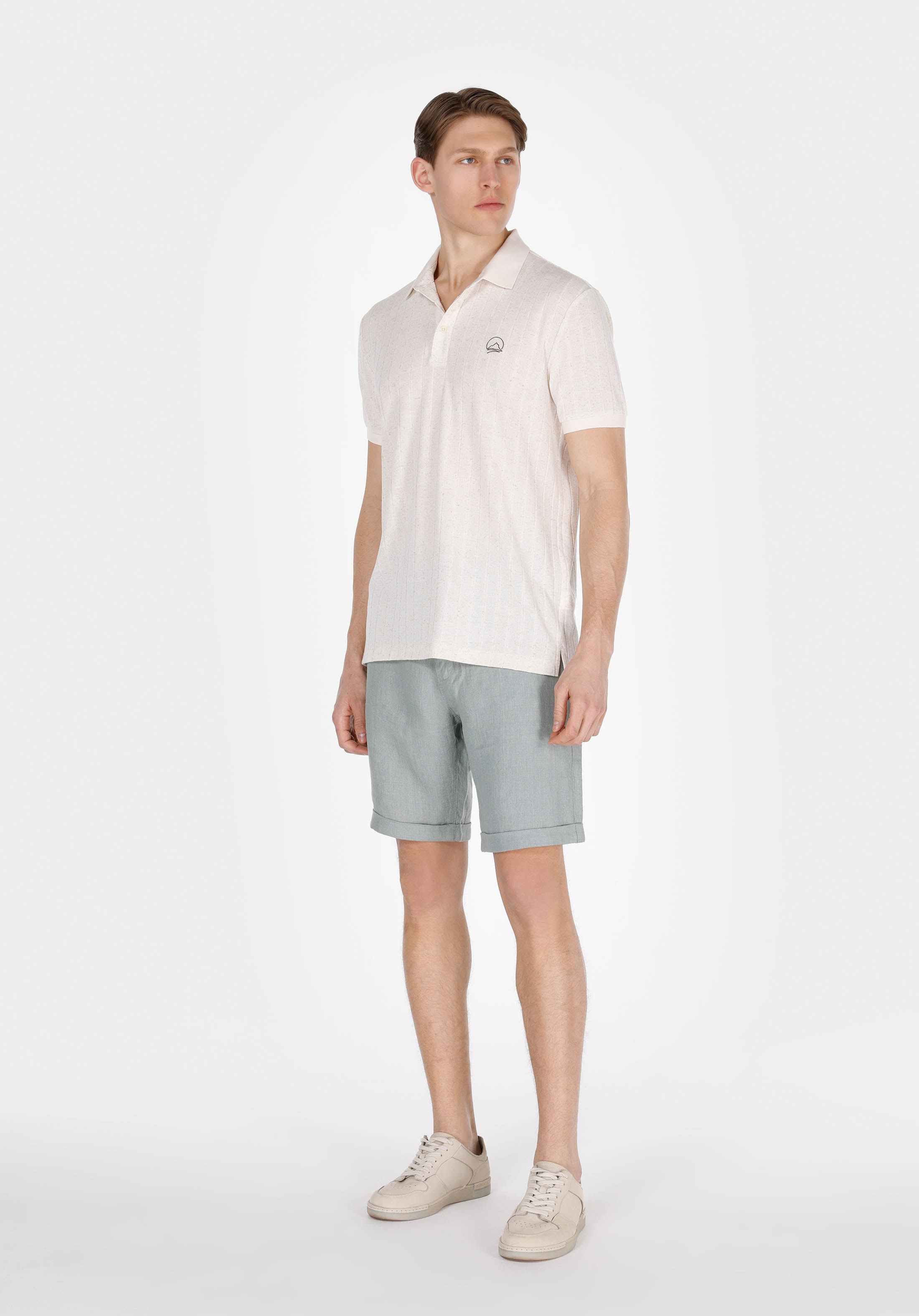 Afișați detalii pentru Short / Pantaloni Scurti De Barbati Verde Regular Fit  Cl1074528