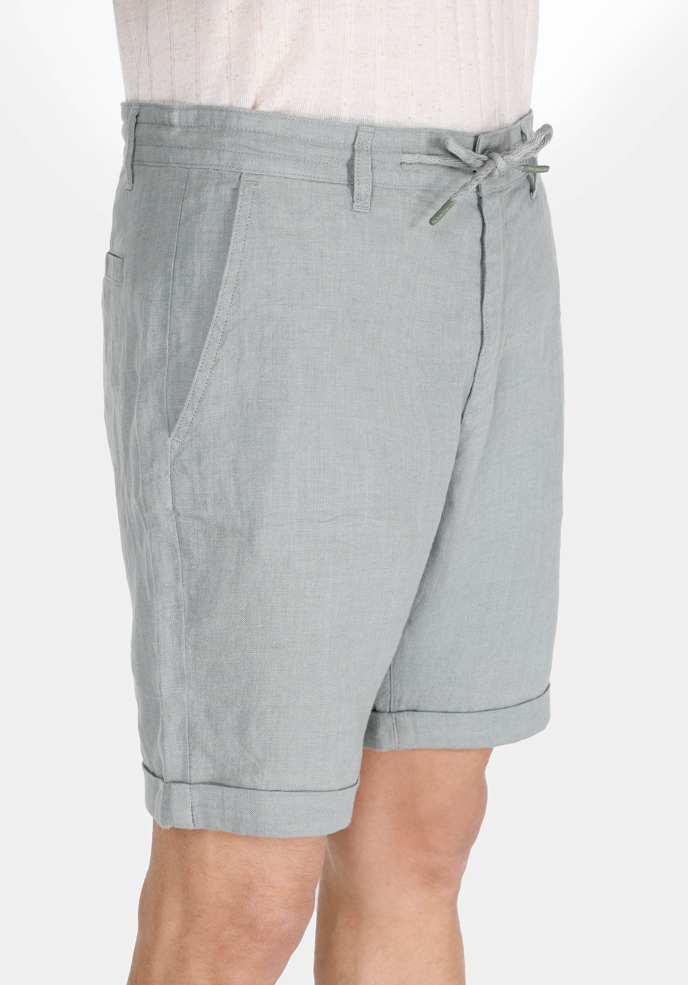 Afișați detalii pentru Short / Pantaloni Scurti De Barbati Verde Regular Fit  Cl1074528