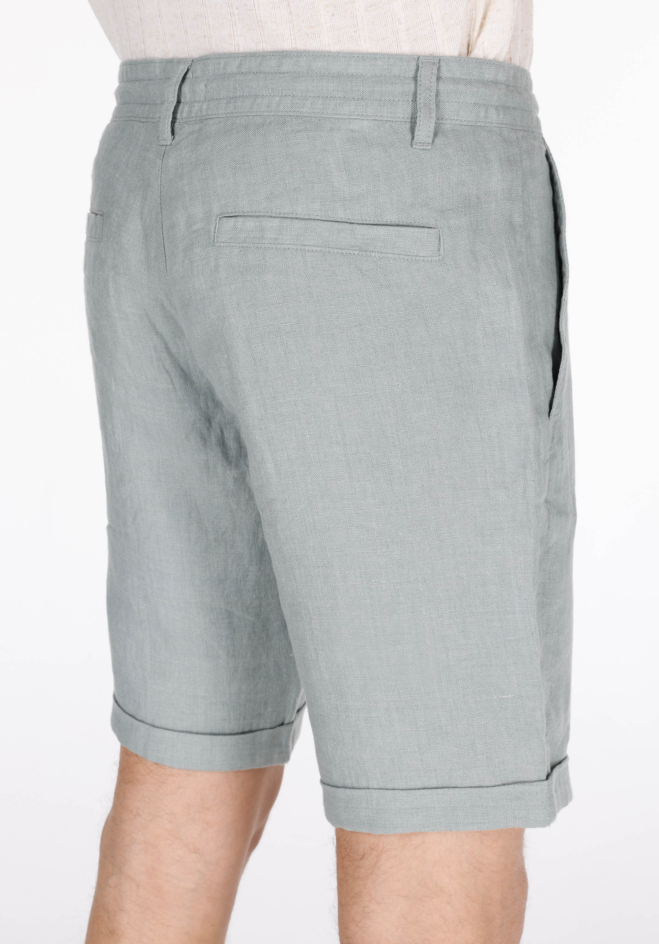 Afișați detalii pentru Short / Pantaloni Scurti De Barbati Verde Regular Fit  Cl1074528