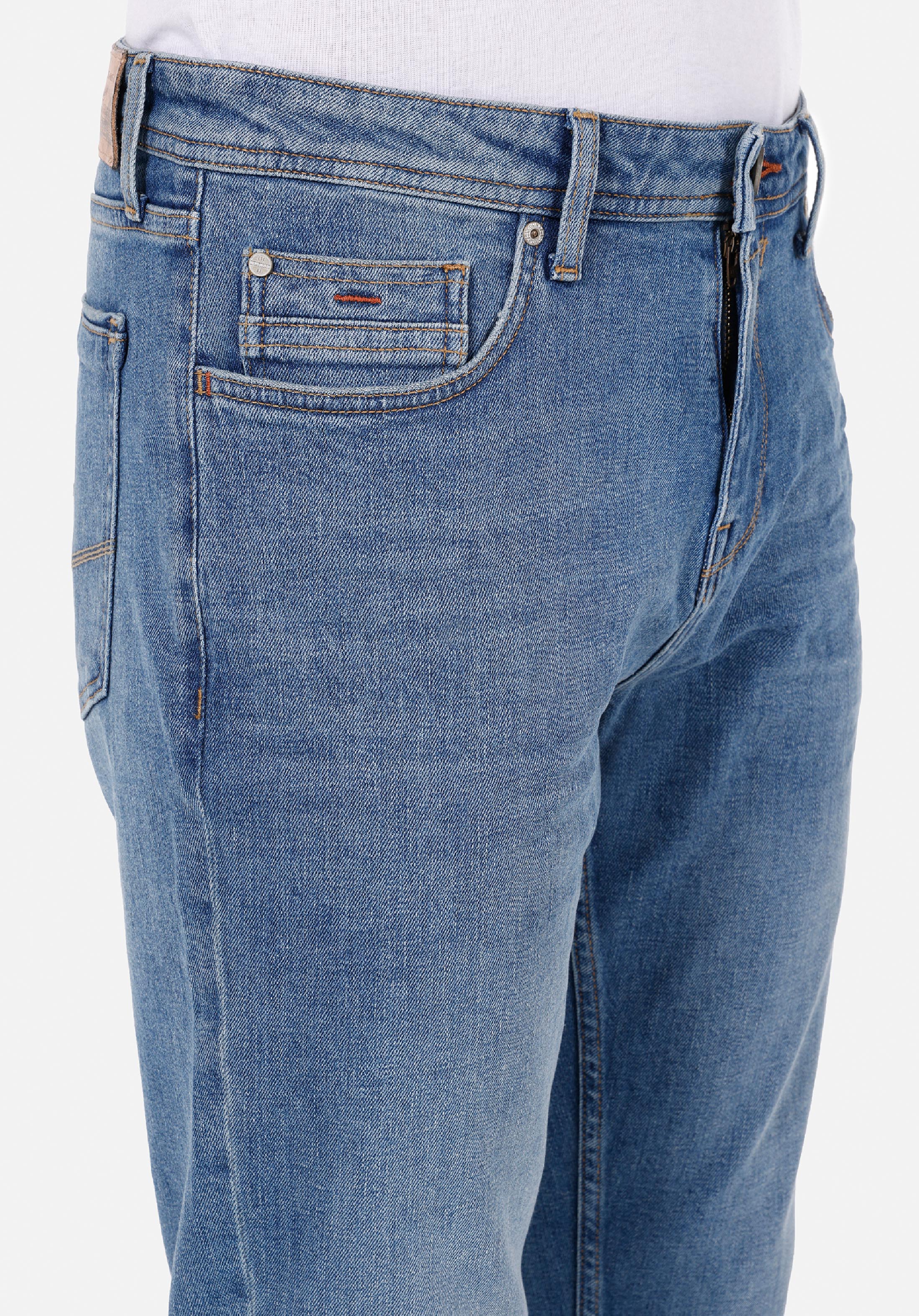 Afișați detalii pentru Pantaloni De Barbati Albastru Regular Fit 067 Jack Cl1072241