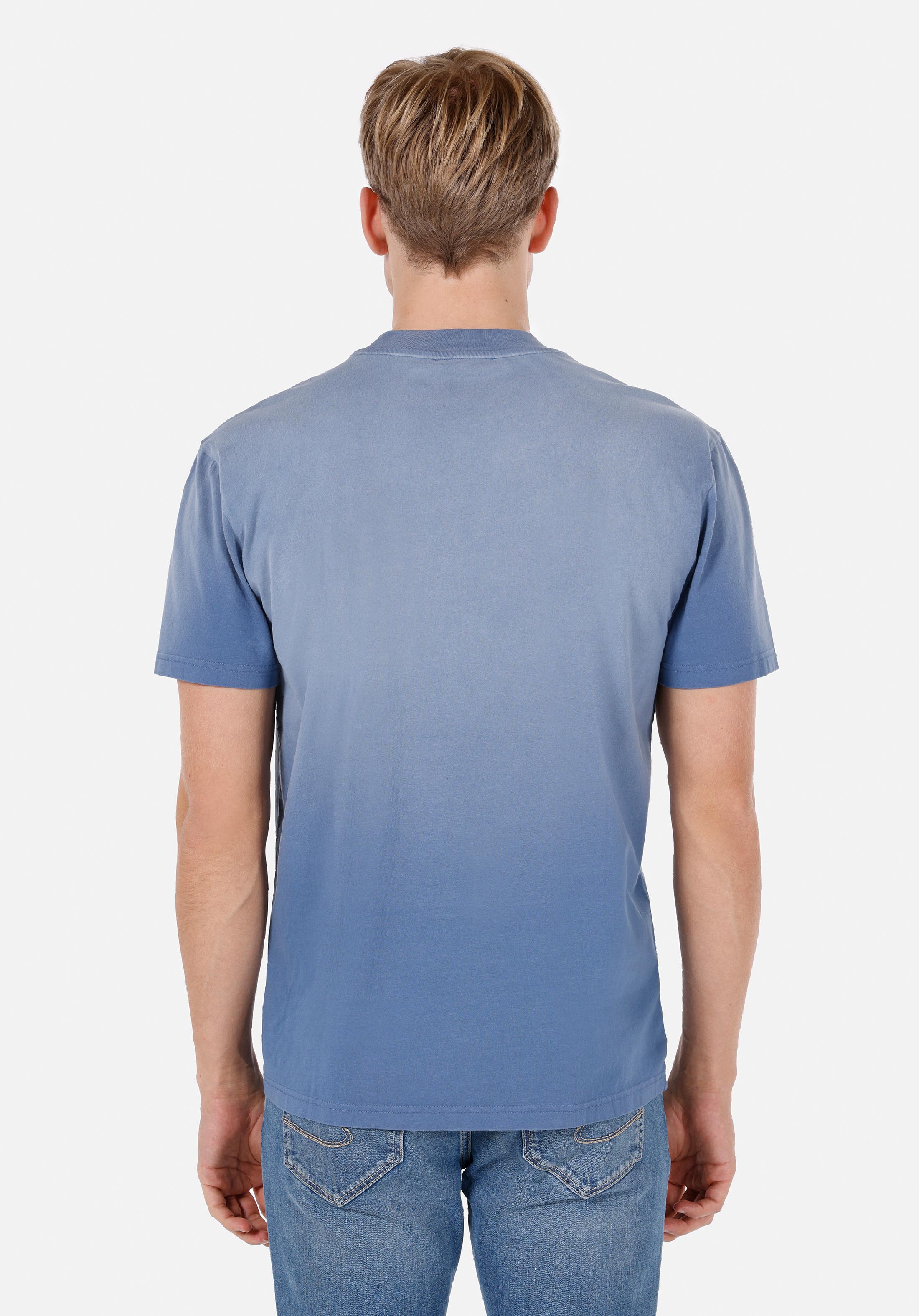 Afișați detalii pentru Tricou Cu Maneca Scurta De Barbati Albastru Comfort Fit  Cl1072380