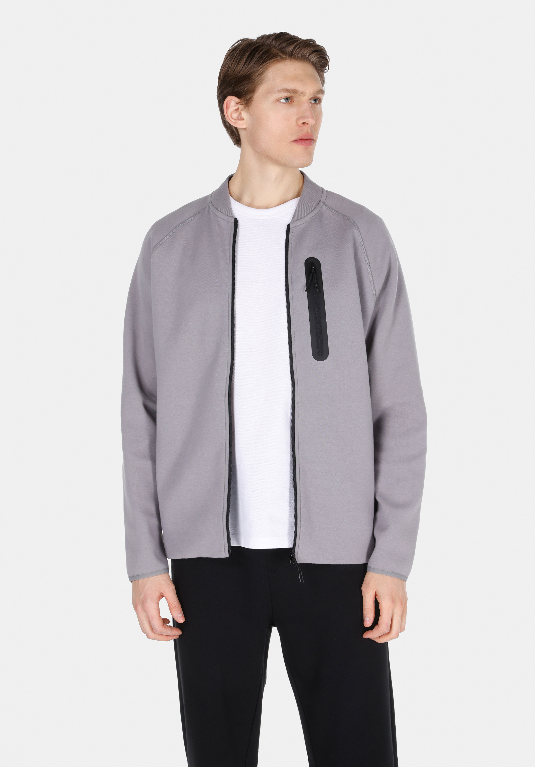 Afișați detalii pentru Jachetă Gri Pentru Bărbați Comfort Fit