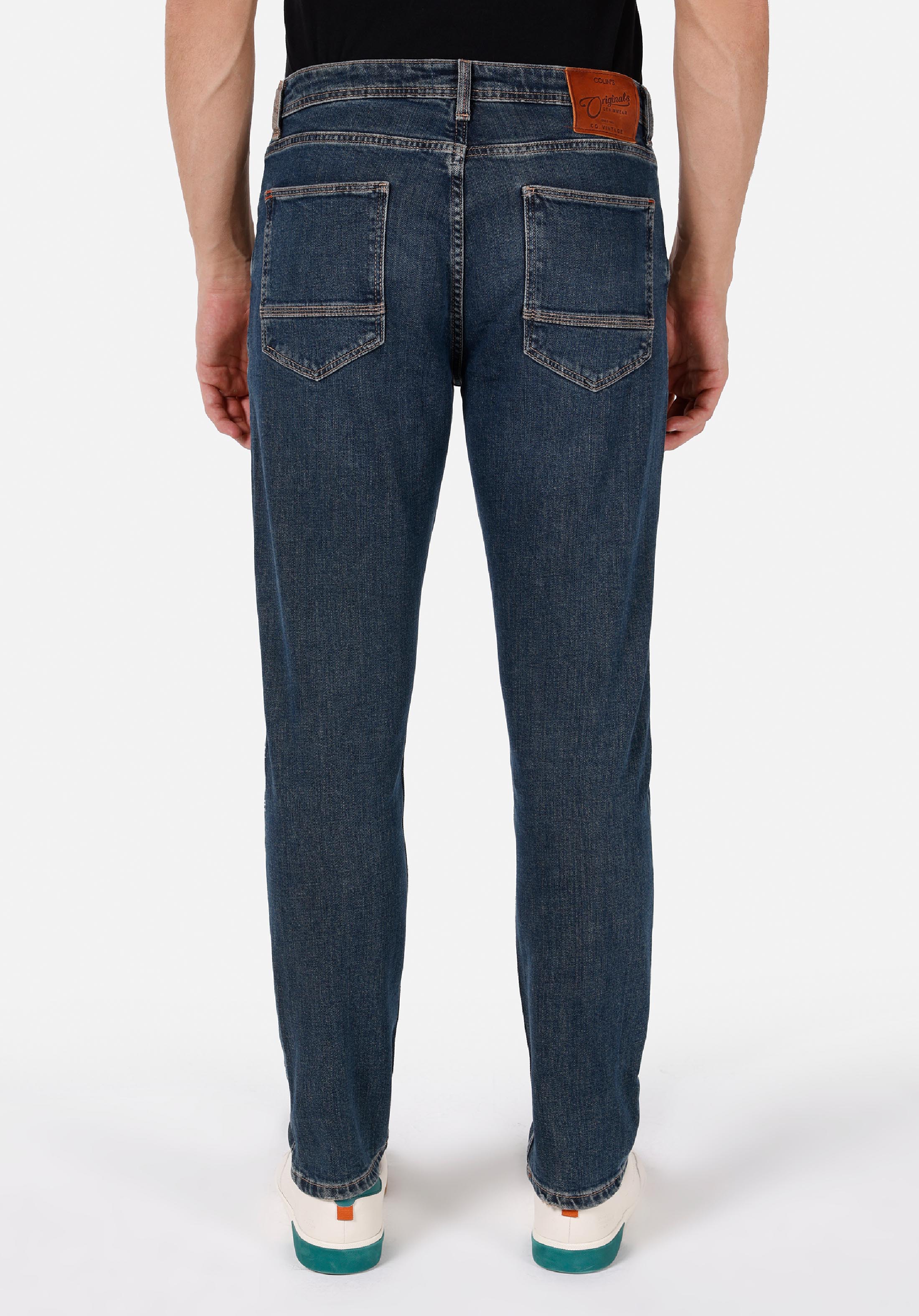 Afișați detalii pentru Pantaloni De Barbati Albastru Regular Fit 067 Jack Cl1072431
