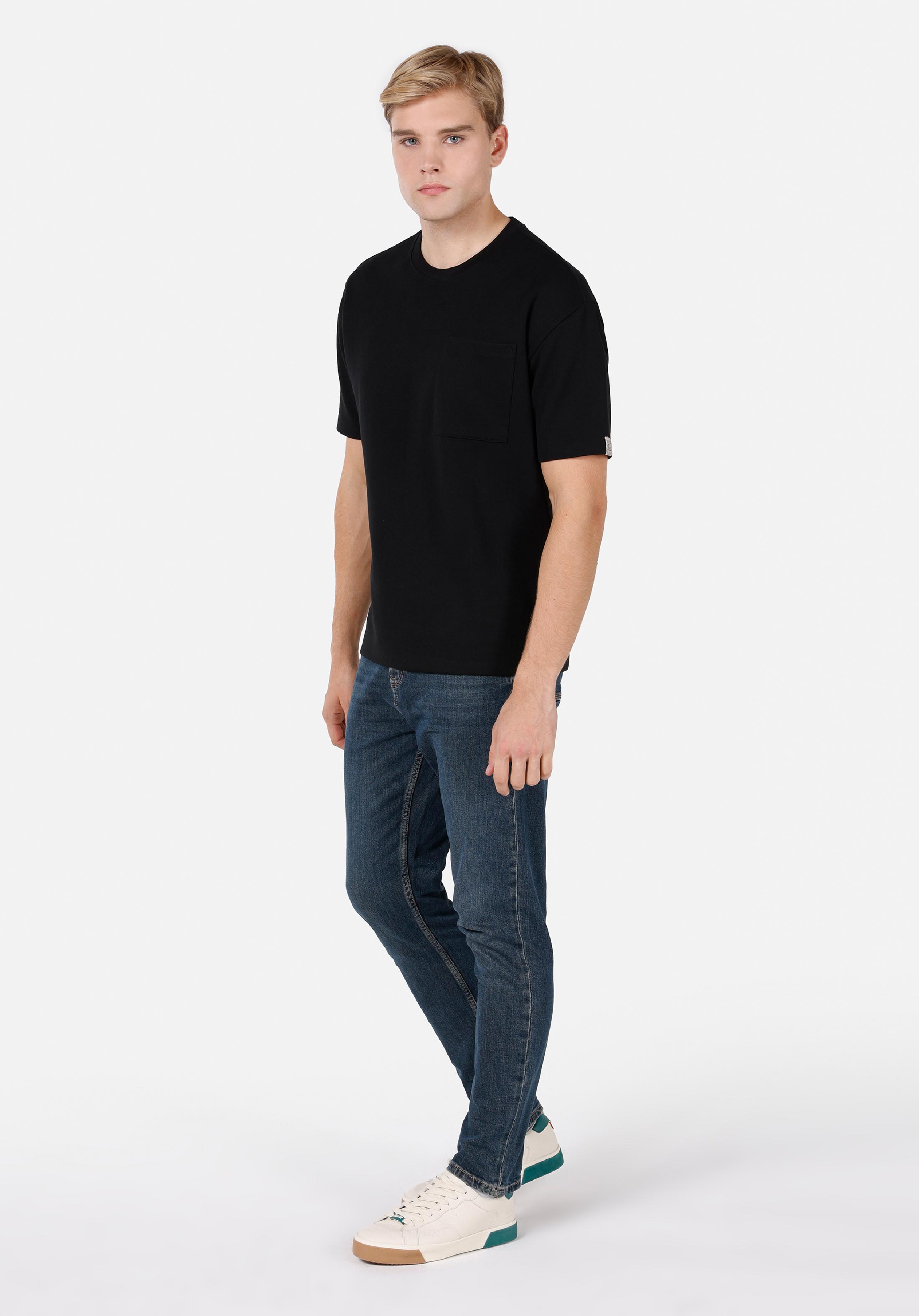 Afișați detalii pentru Pantaloni De Barbati Albastru Regular Fit 067 Jack Cl1072431