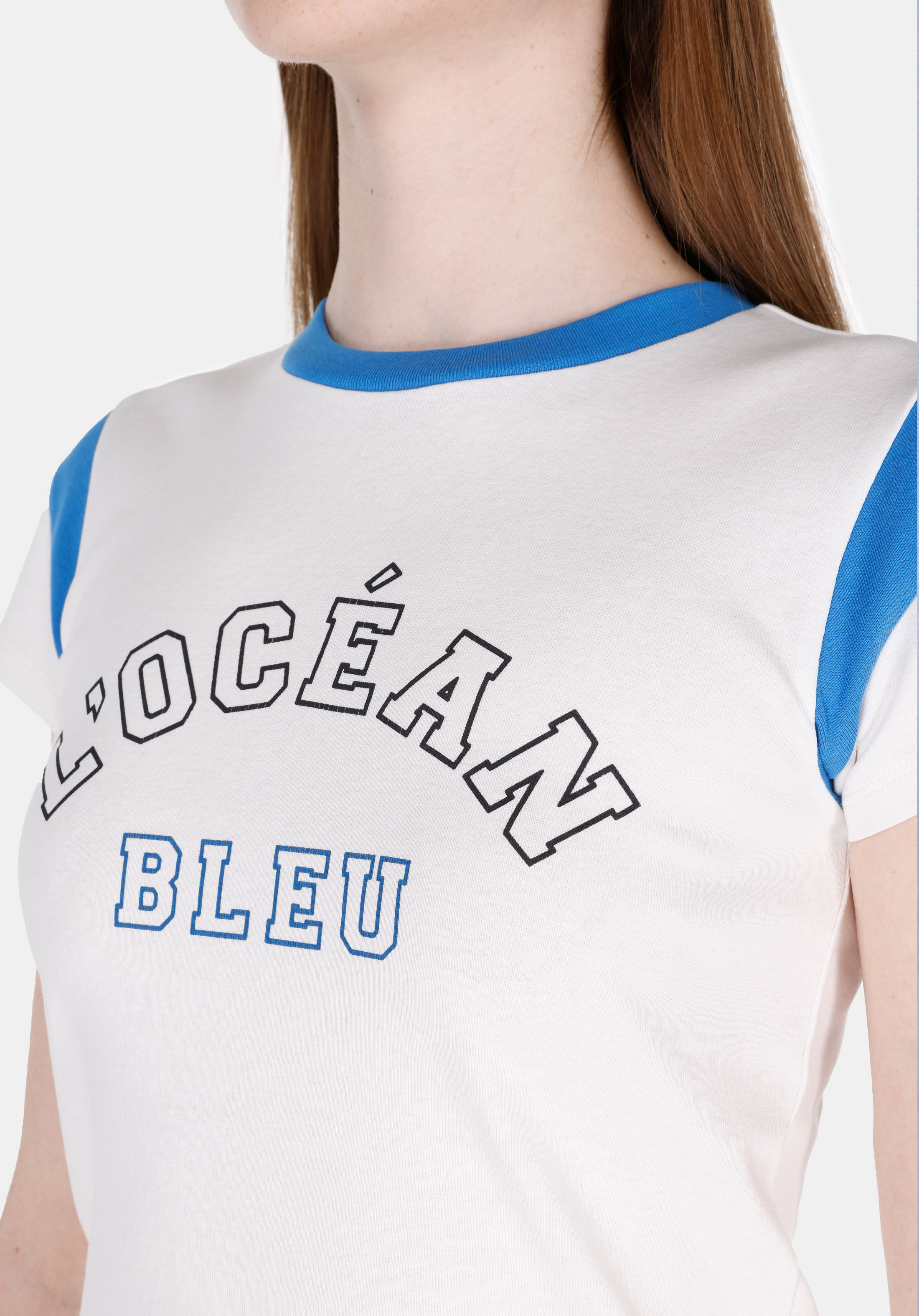 Afișați detalii pentru Tricou Cu Maneca Scurta De Dama Alb Regular Fit  Cl1073708
