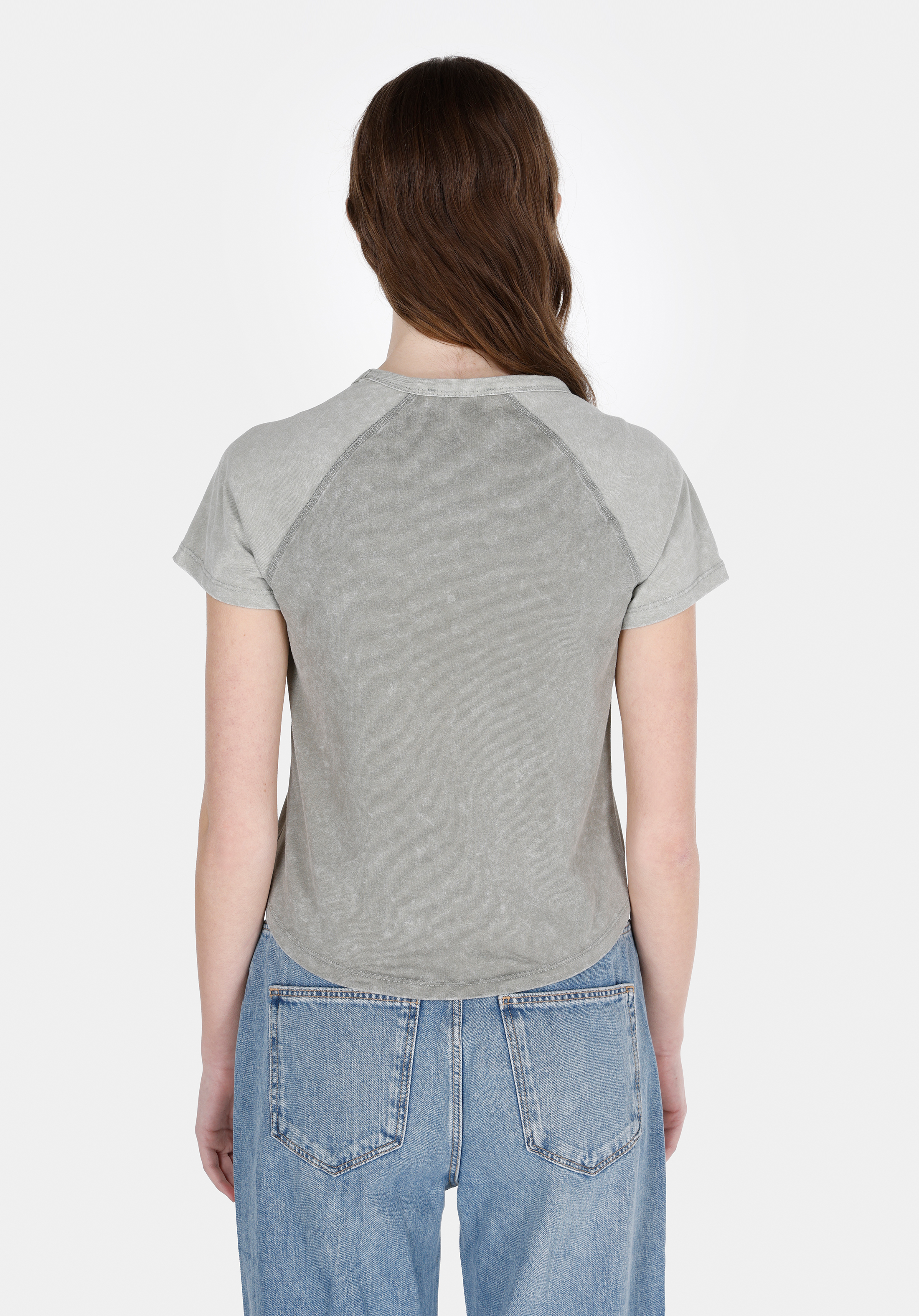 Afișați detalii pentru Tricou Cu Maneca Scurta De Dama Kaki Slim Fit  Cl1073710
