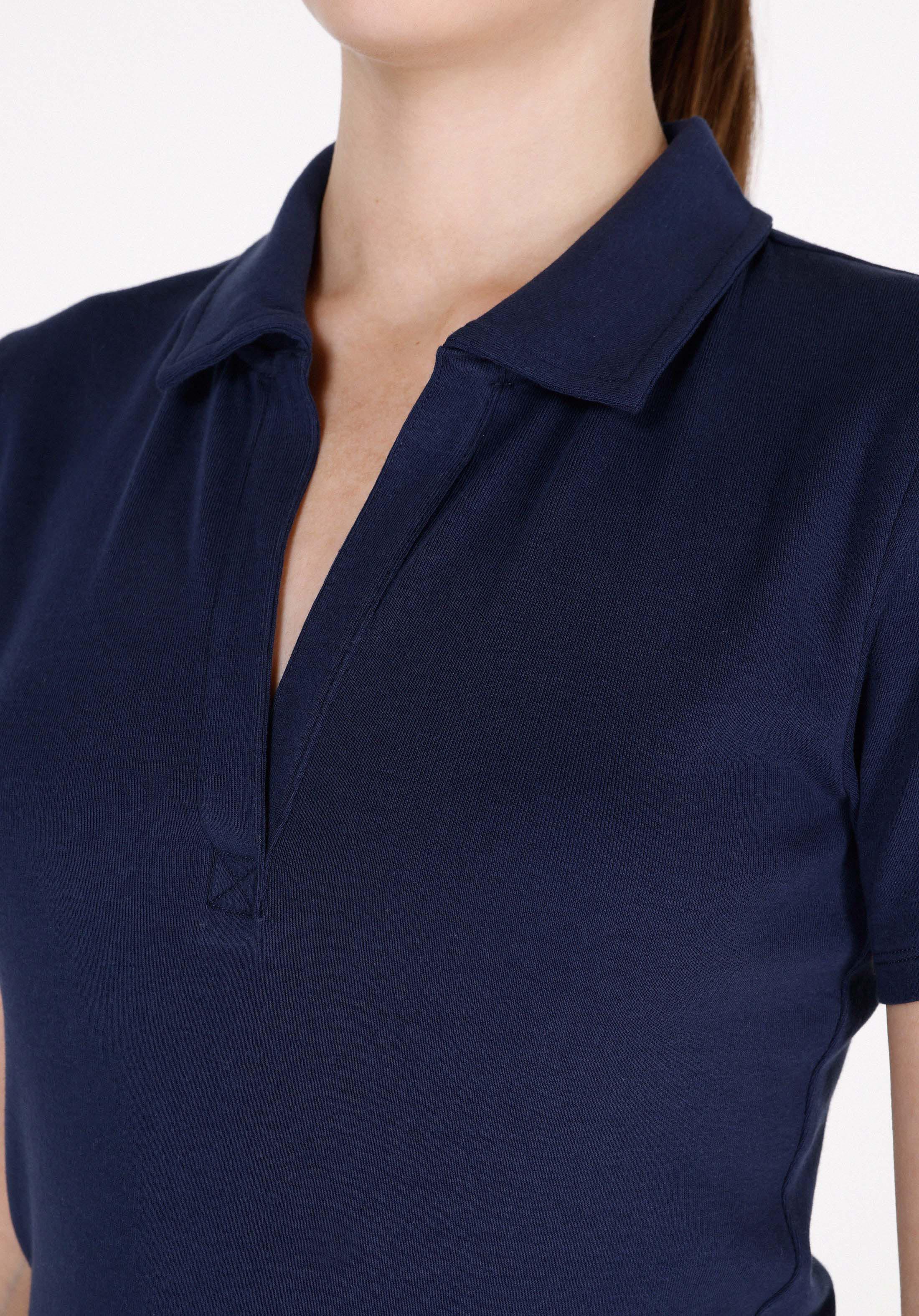 Afișați detalii pentru Tricou Cu Maneca Scurta De Dama Albastru Marin Slim Fit  Cl1073834