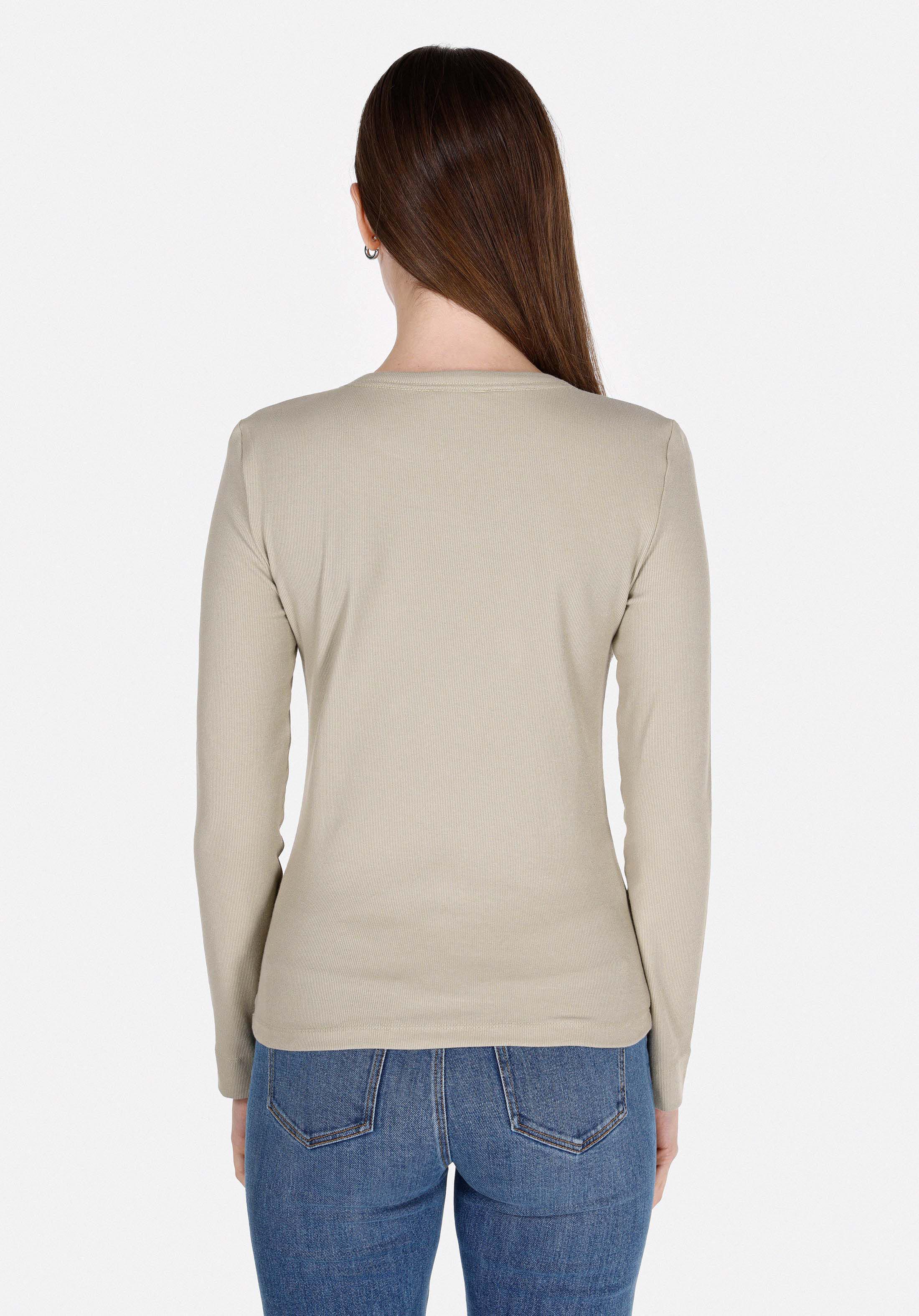 Afișați detalii pentru Tricou Cu Maneca Lunga De Dama Verde Slim Fit  Cl1072550