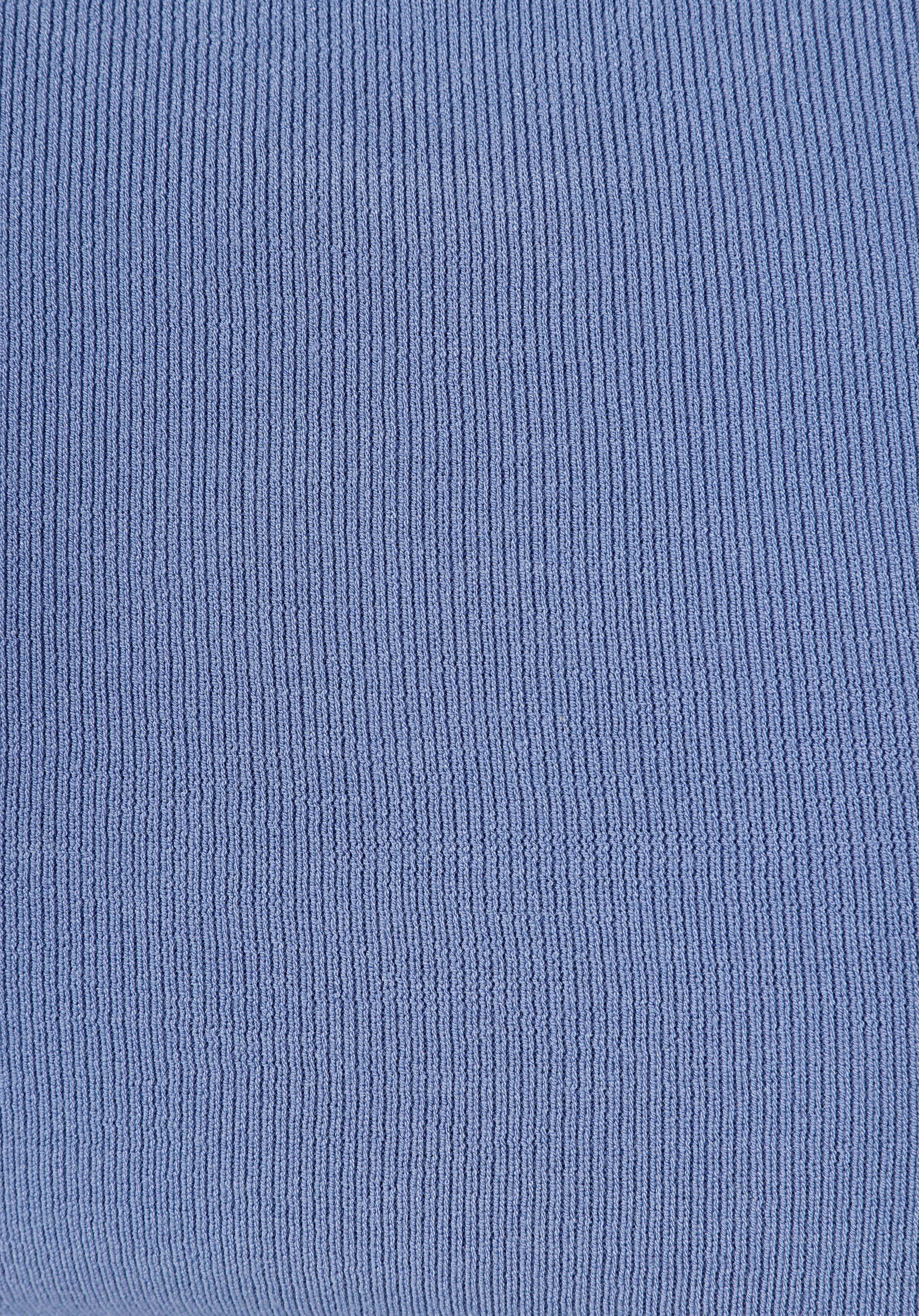 Afișați detalii pentru Pulover Cu Mâneci Scurte De Dama Albastru Slim Fit  Cl1072644