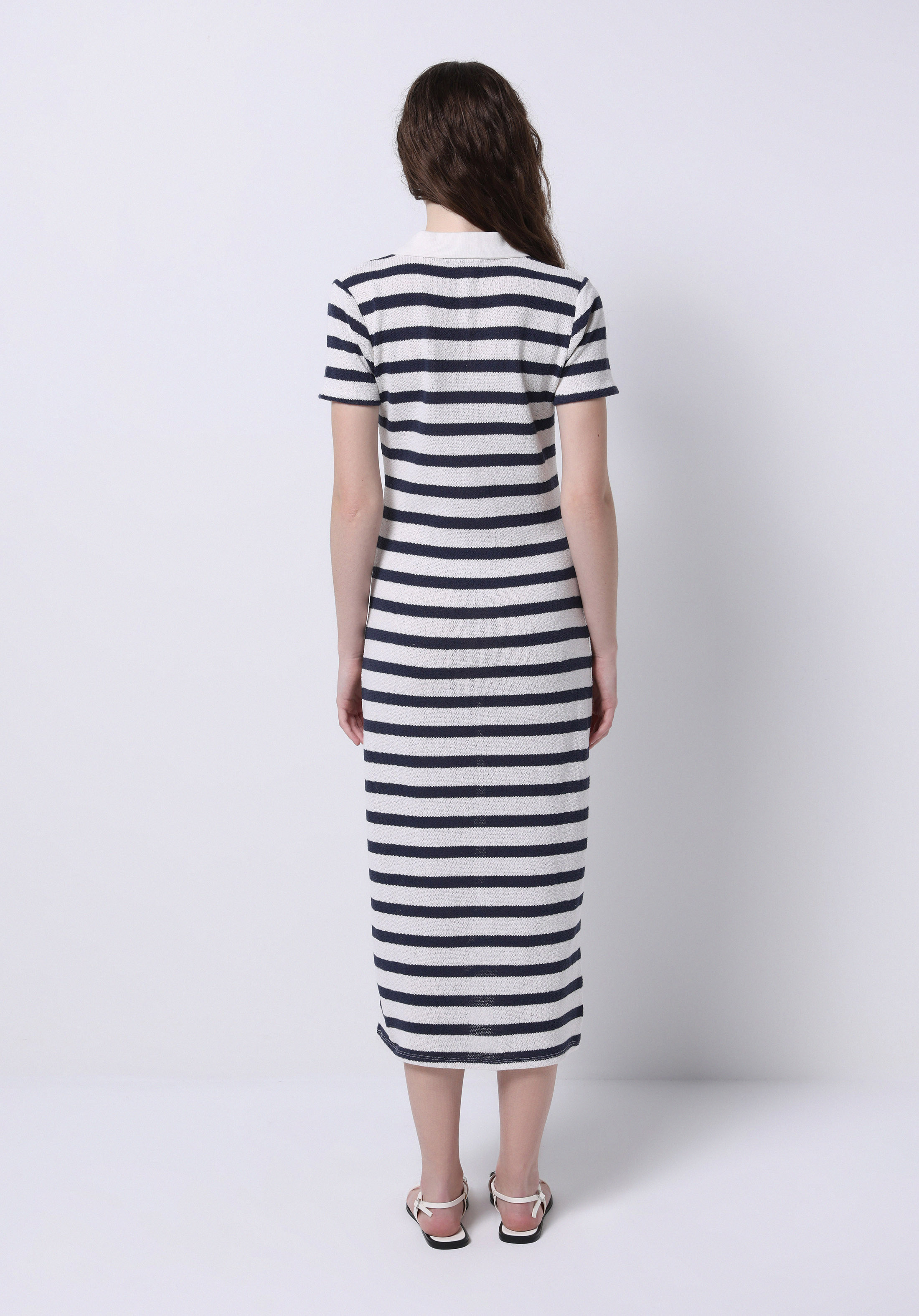 Afișați detalii pentru Rochie De Dama Albastru Marin Slim Fit  Cl1072965