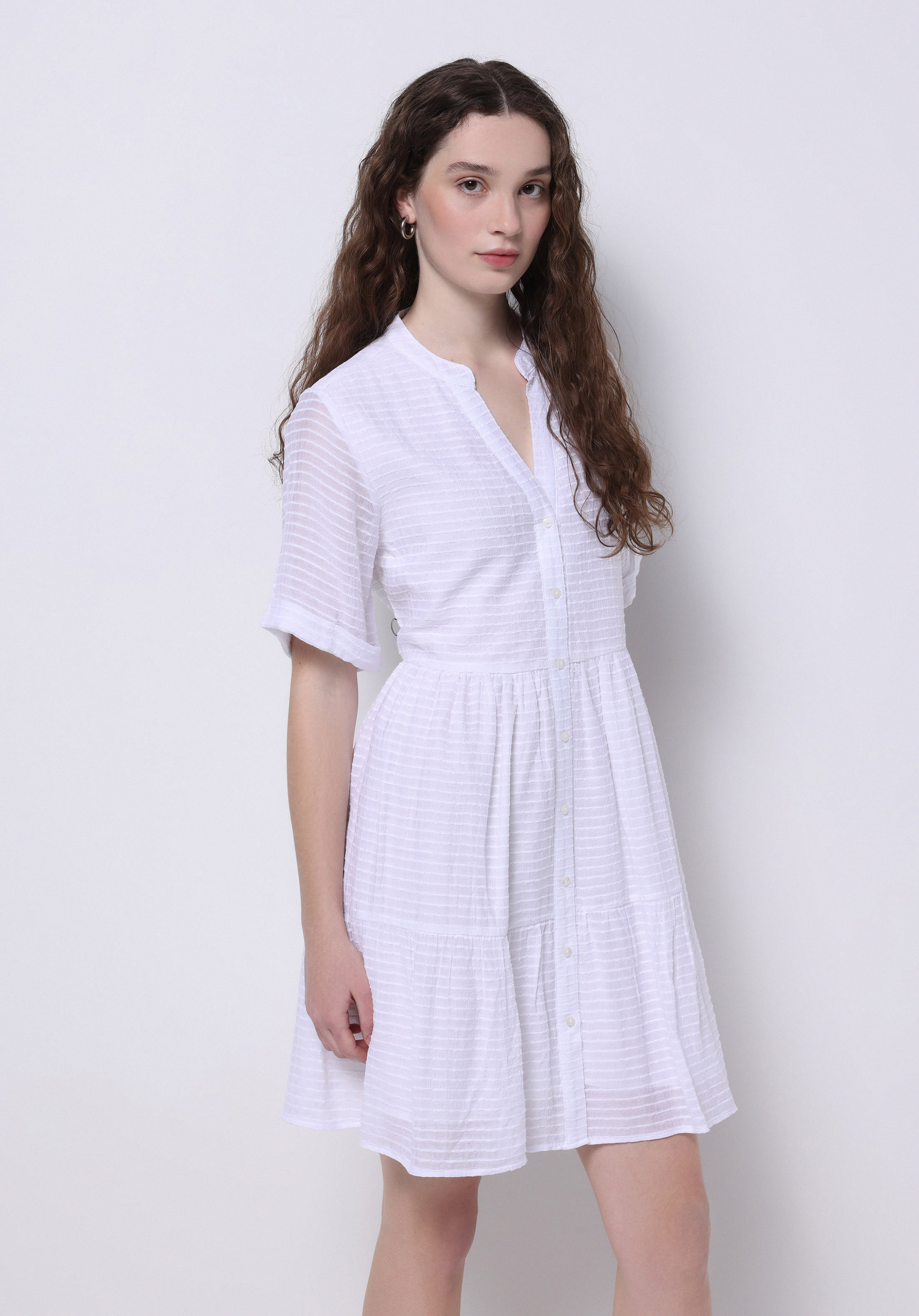 Afișați detalii pentru Rochie De Dama Alb Regular Fit  Cl1073351
