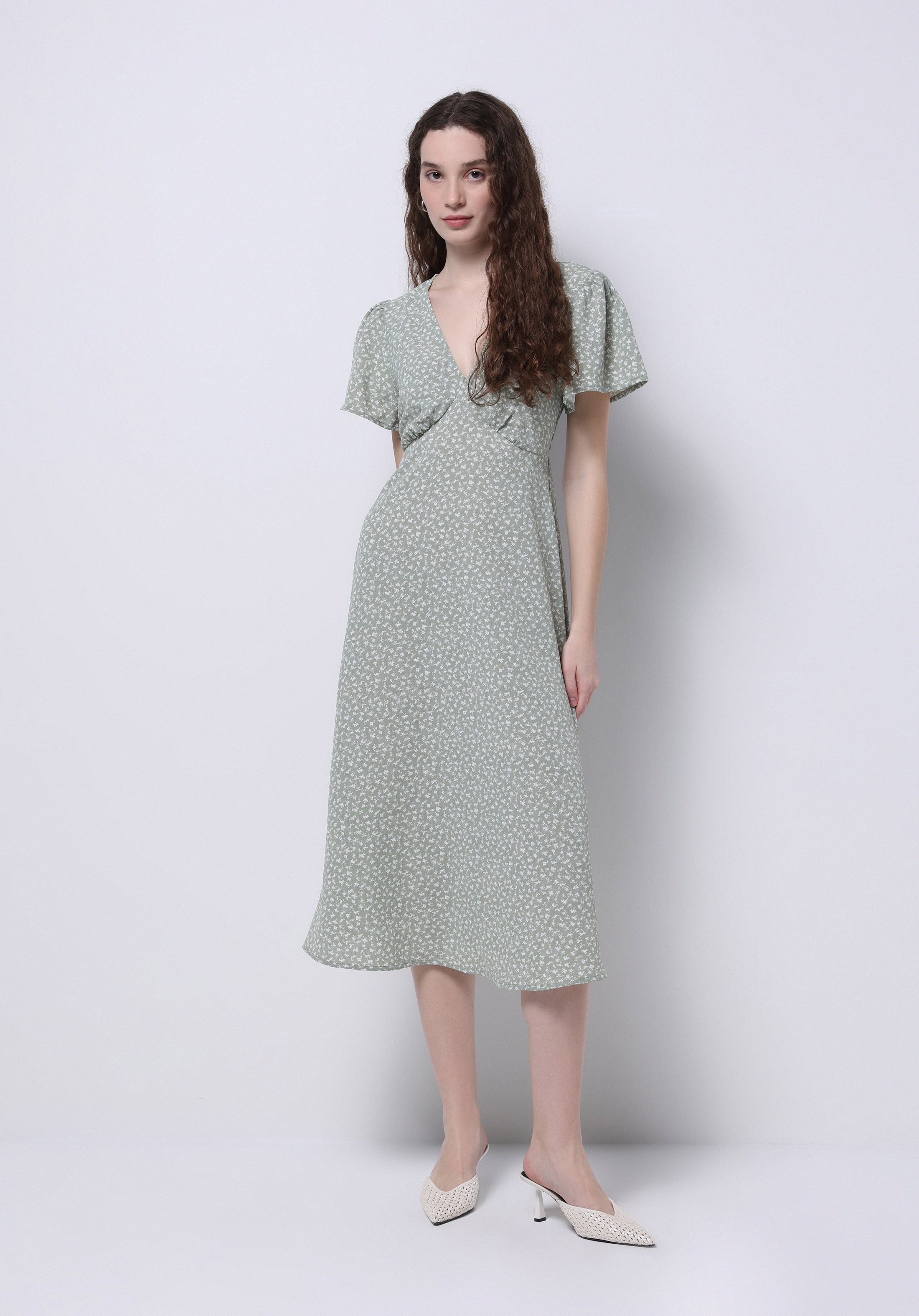 Afișați detalii pentru Rochie De Dama Verde Regular Fit  Cl1074378