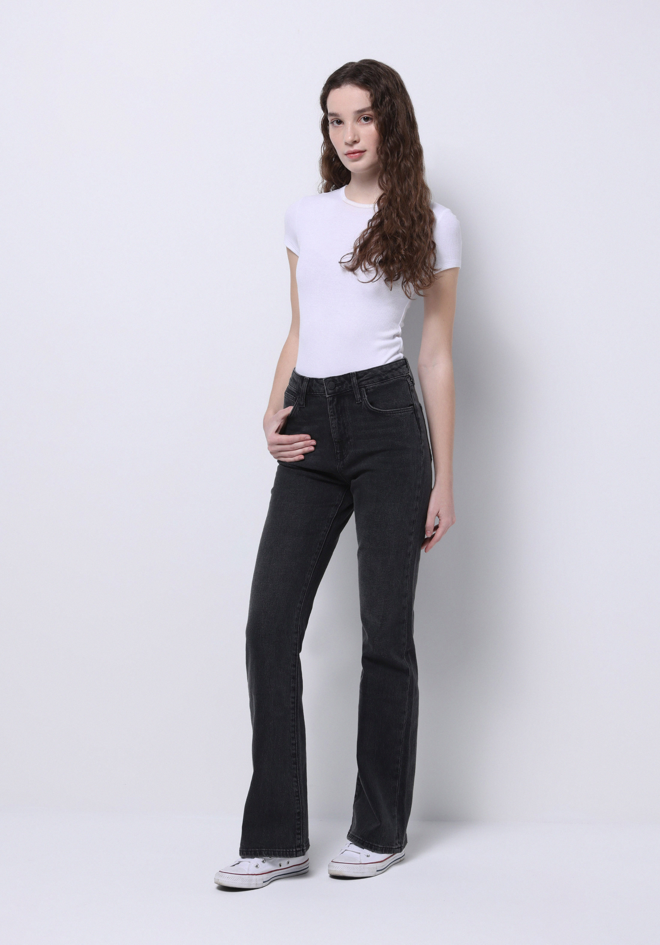 Afișați detalii pentru Pantaloni De Dama Albastru Regular Fit 791 Monica Cl1074494
