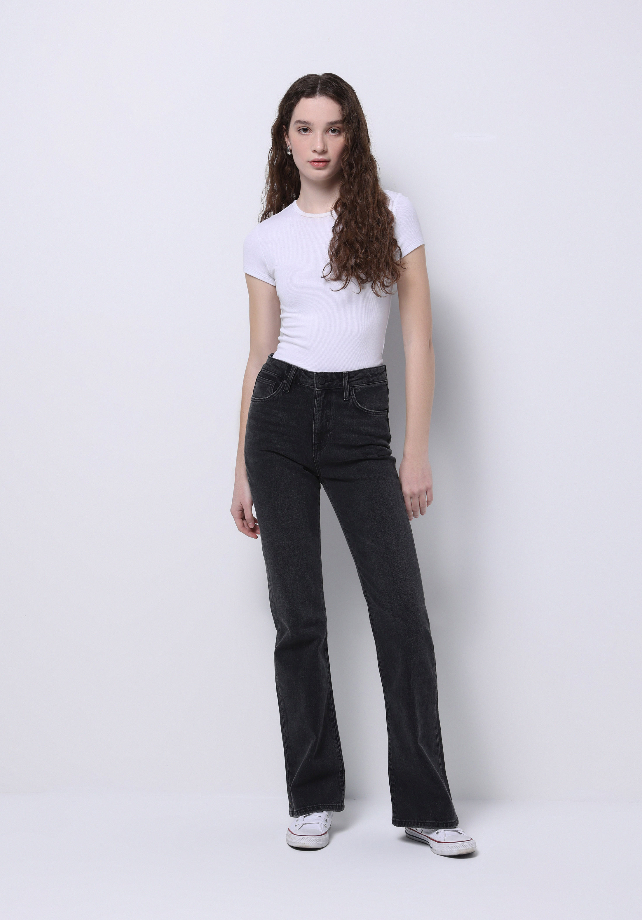 Afișați detalii pentru Pantaloni De Dama Albastru Regular Fit 791 Monica Cl1074494